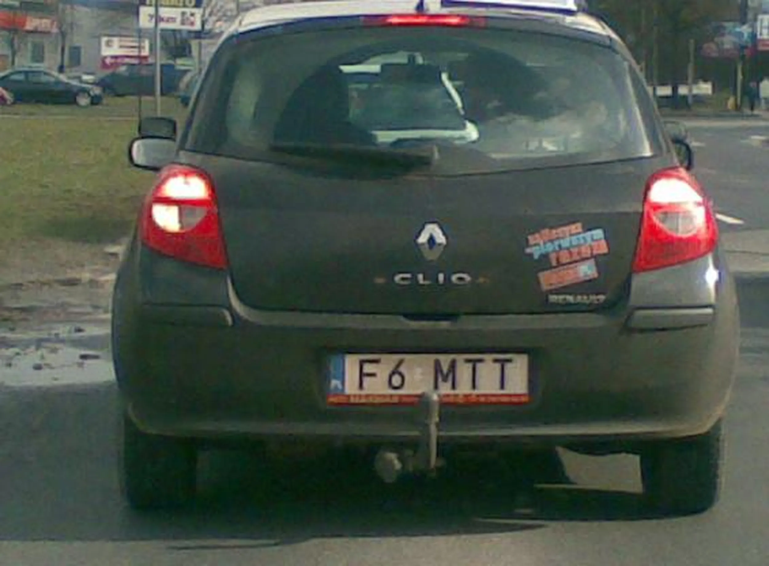 Fajny numer, blacha F6 MTT