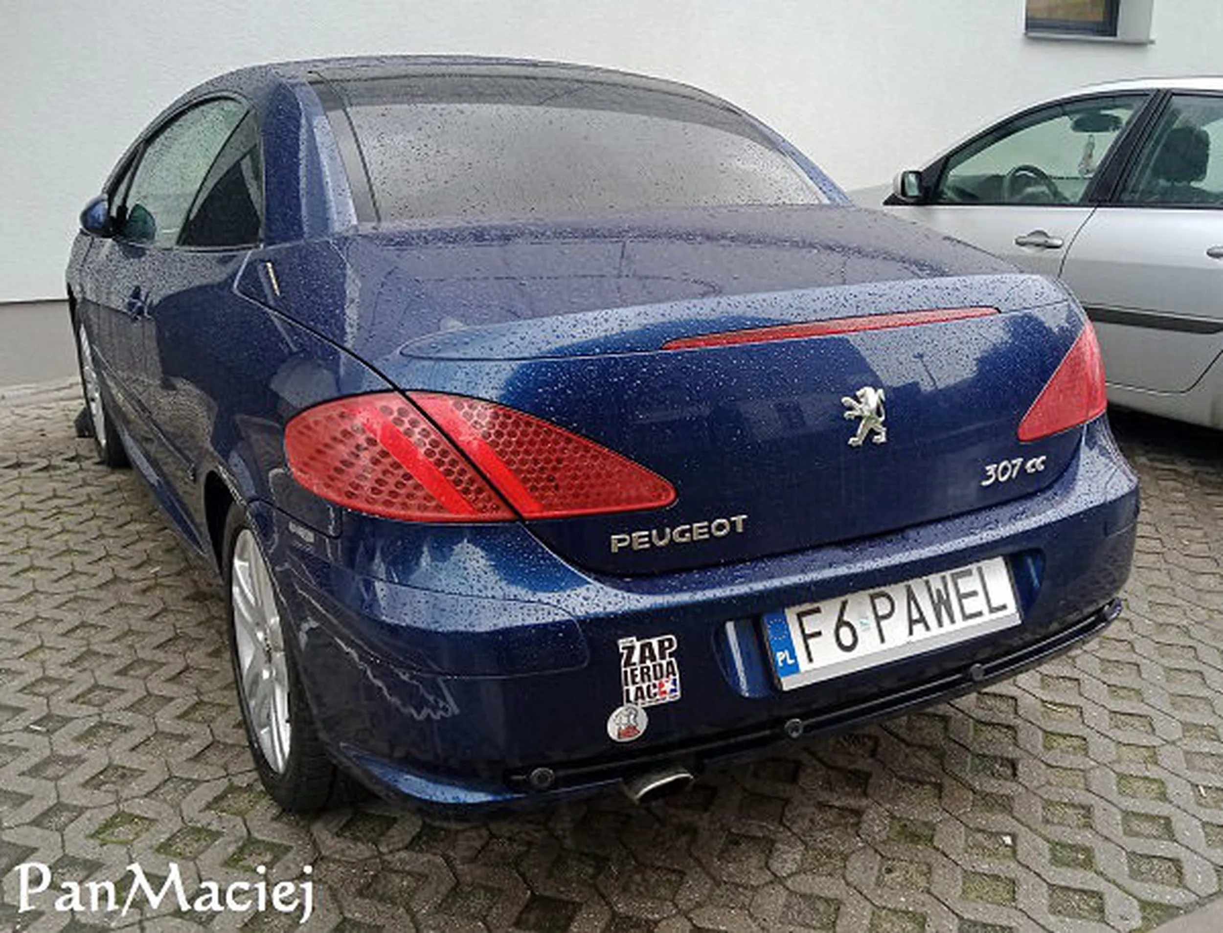 Fajny numer, blacha F6 PAWEL