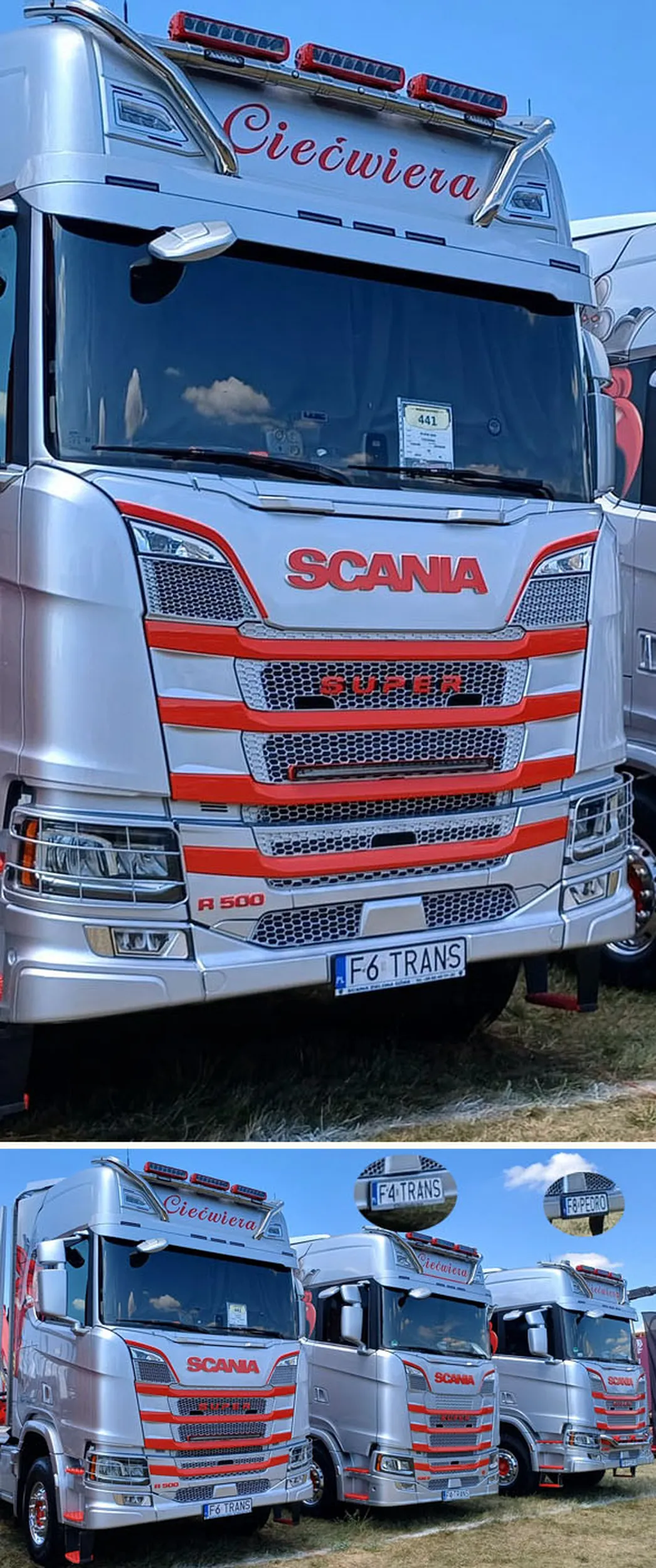 Fajny numer, blacha F6 TRANS