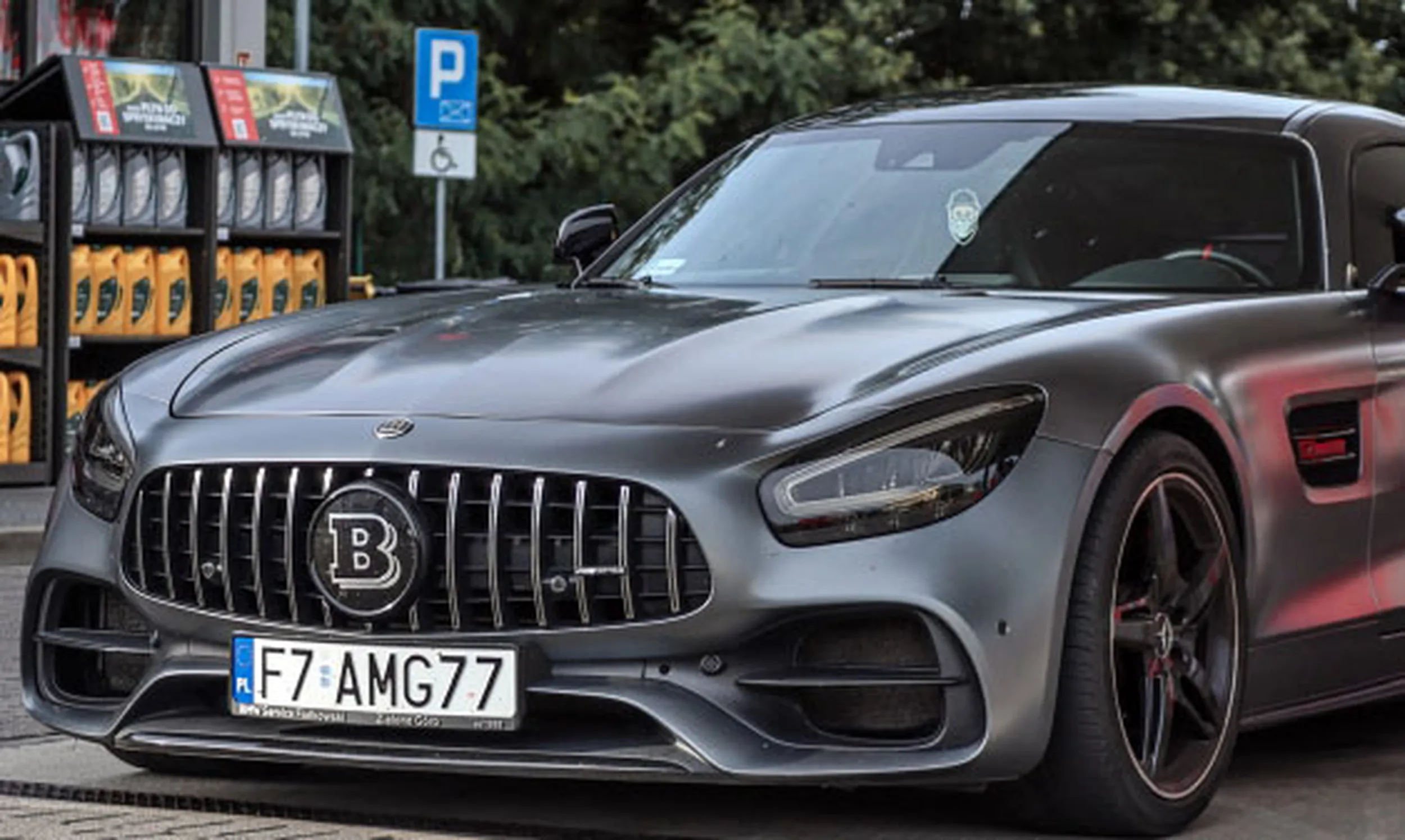 Fajny numer, blacha F7 AMG77