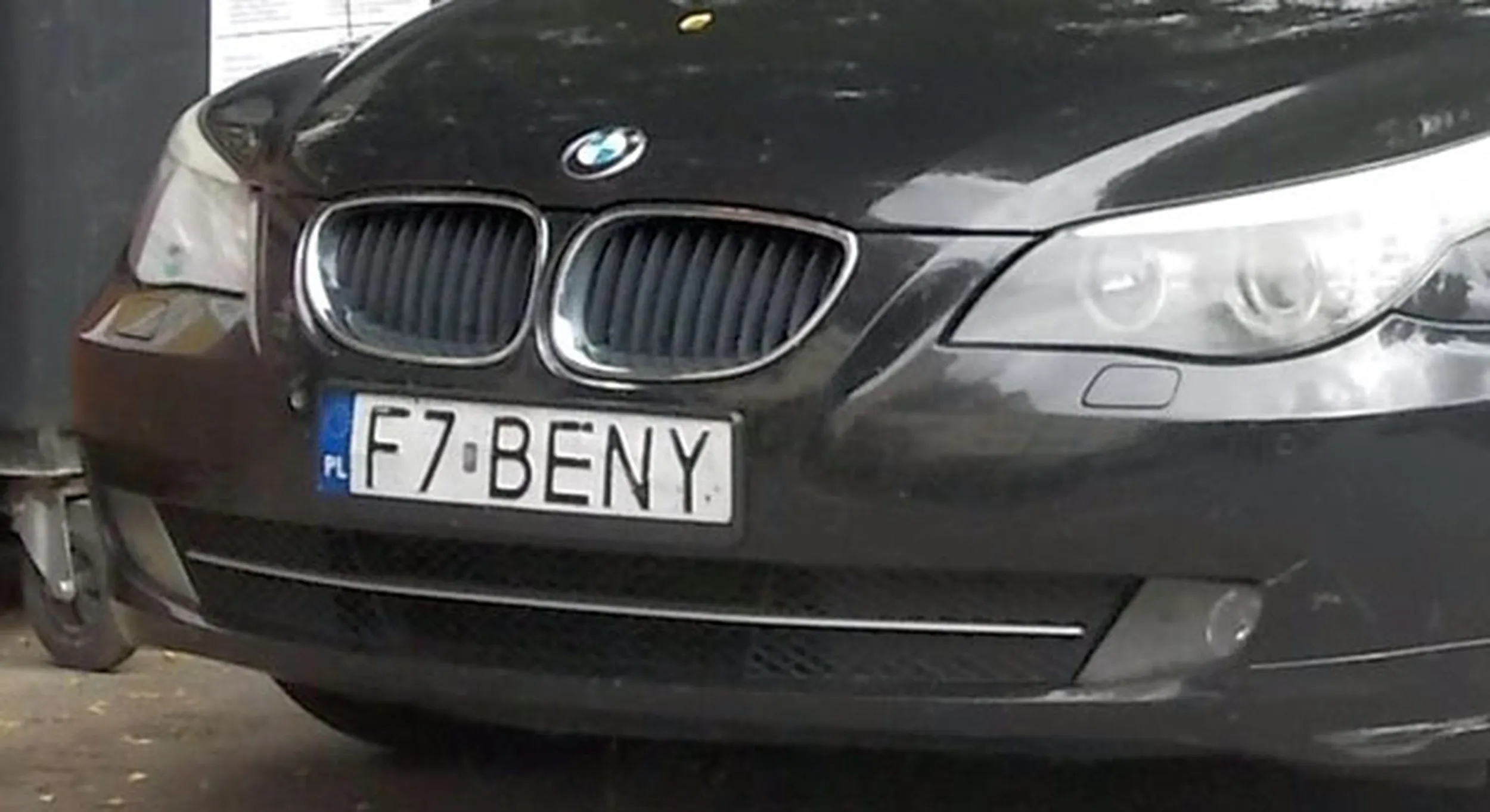 Fajny numer, blacha F7 BENY