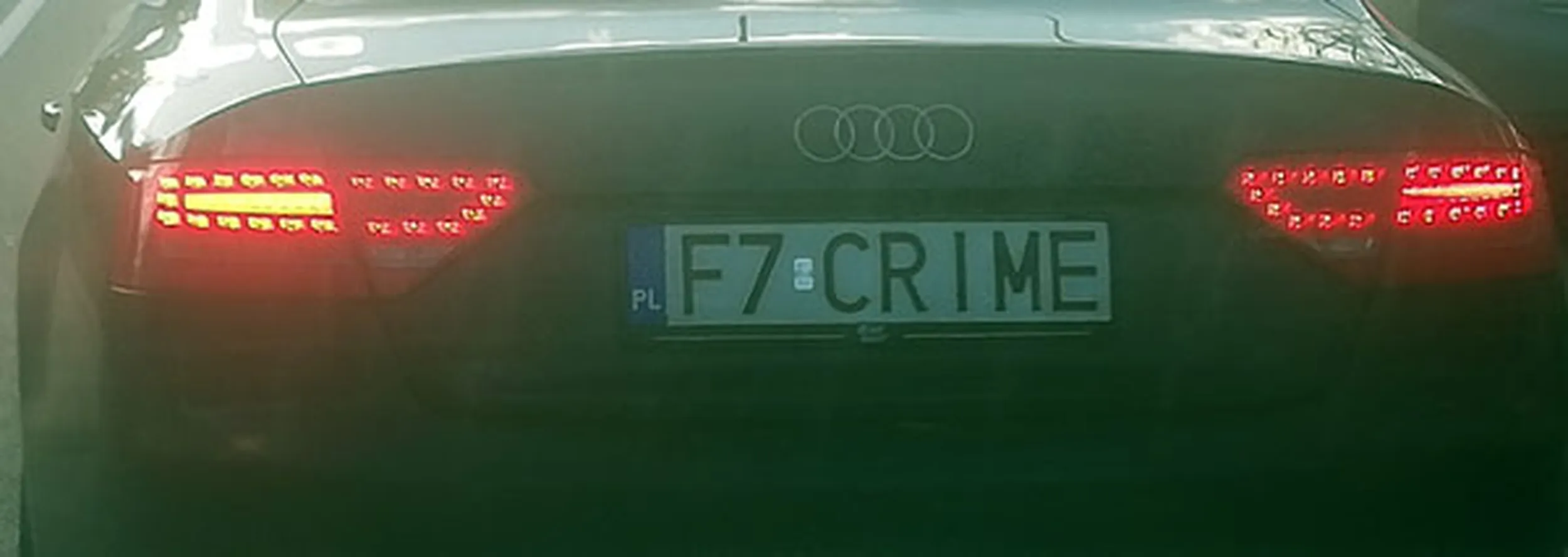 Fajny numer, blacha F7 CRIME