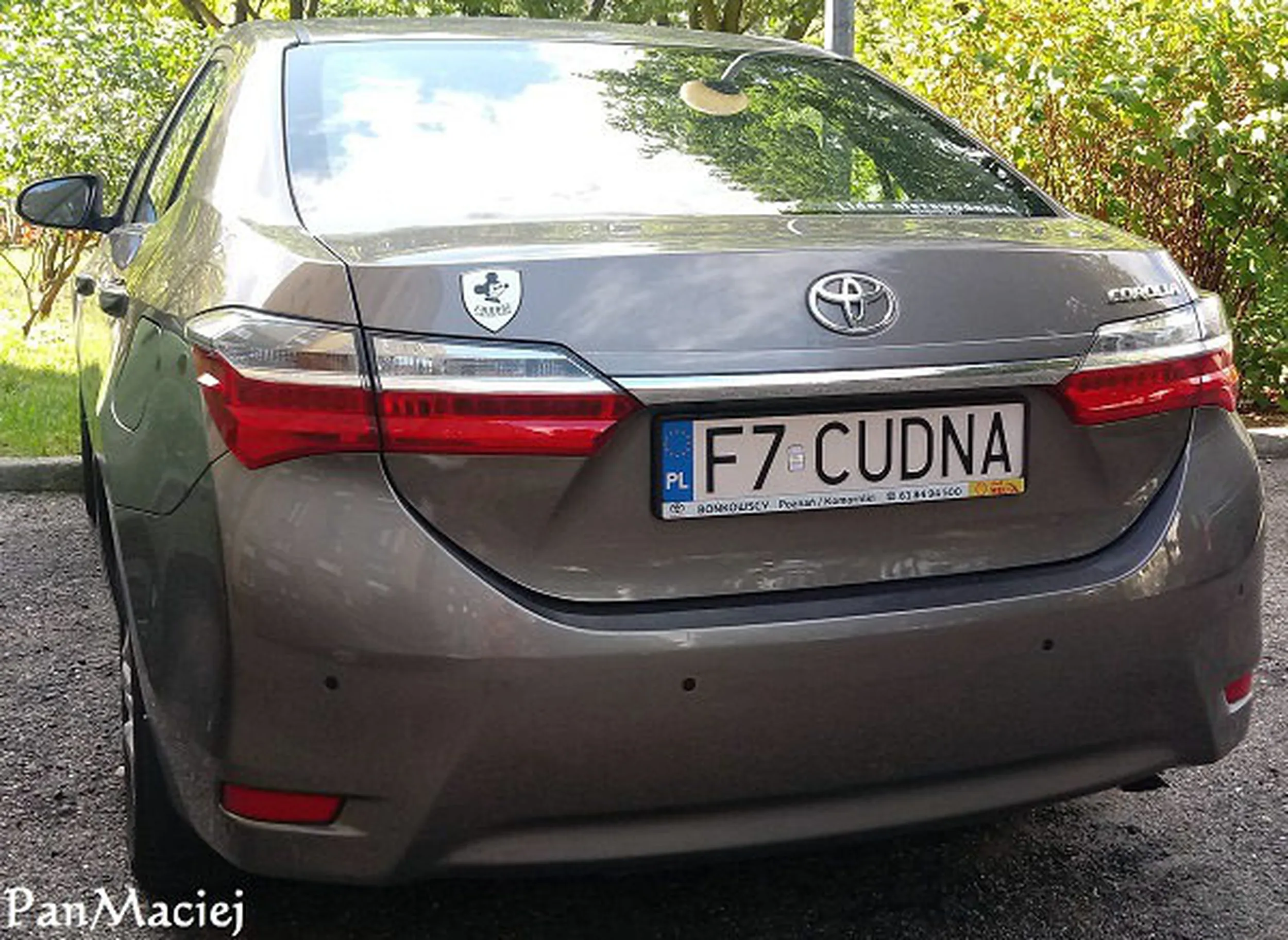 Fajny numer, blacha F7 CUDNA