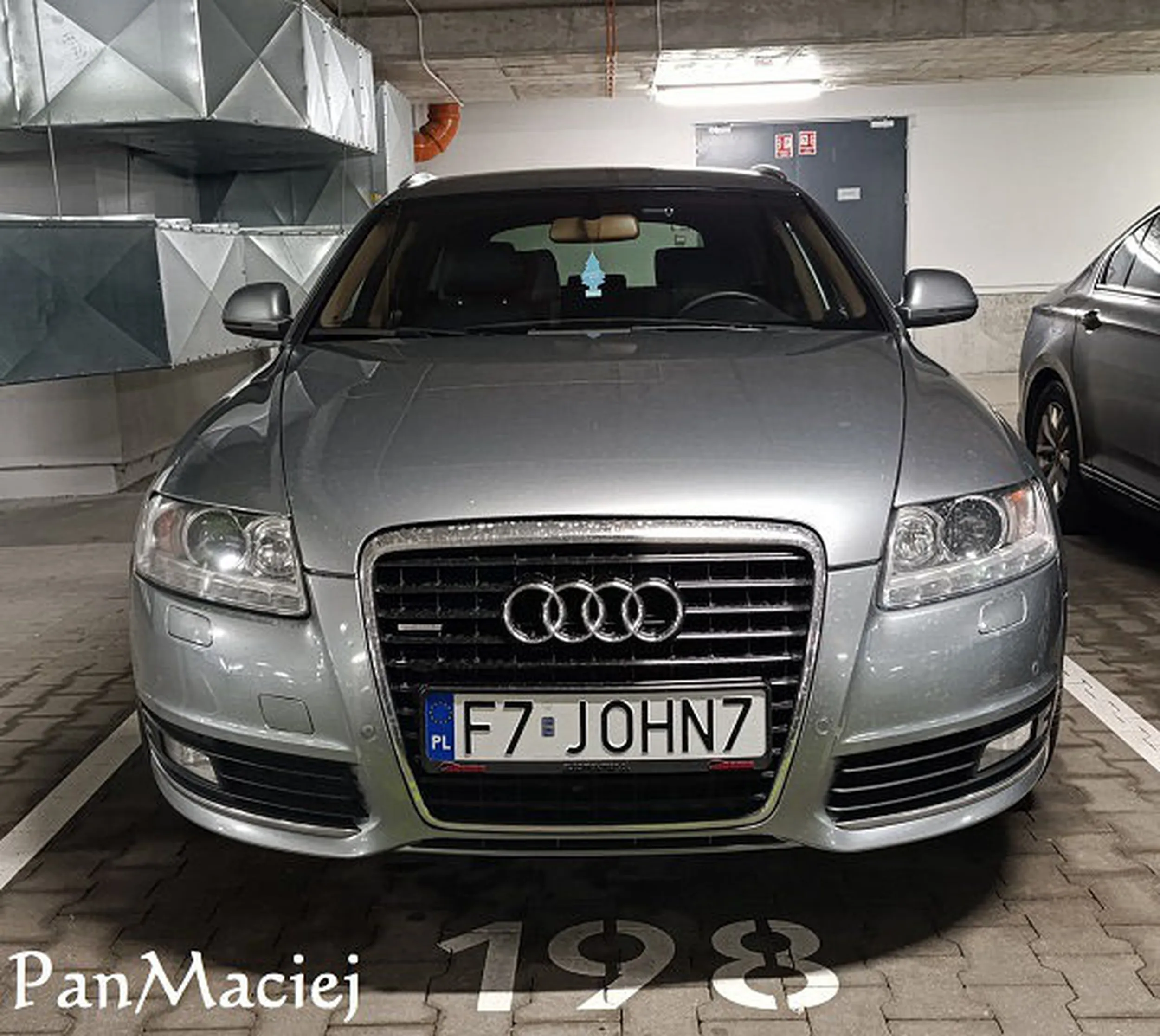 Fajny numer, blacha F7 JOHN7