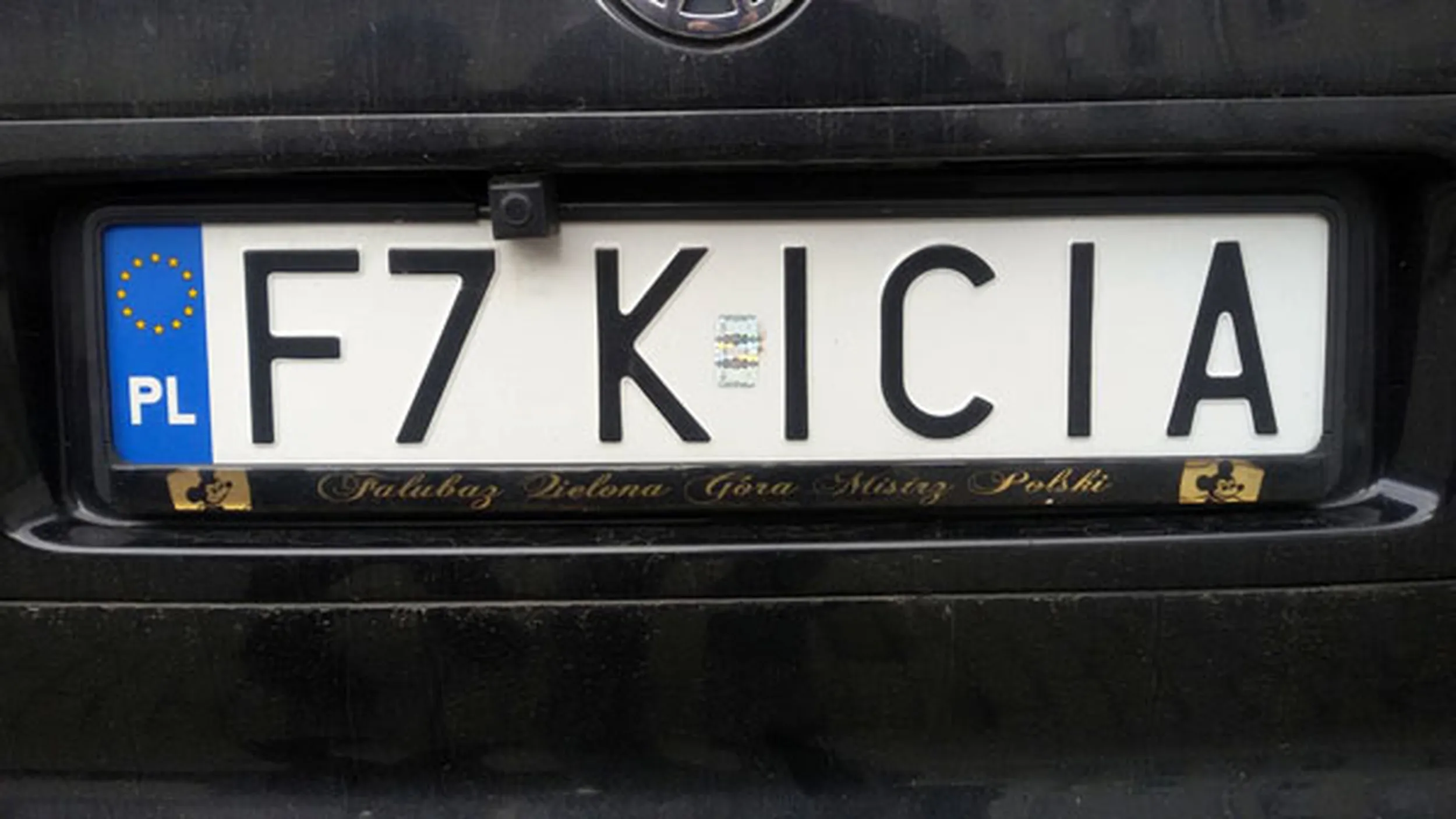 Fajny numer, blacha F7 KICIA