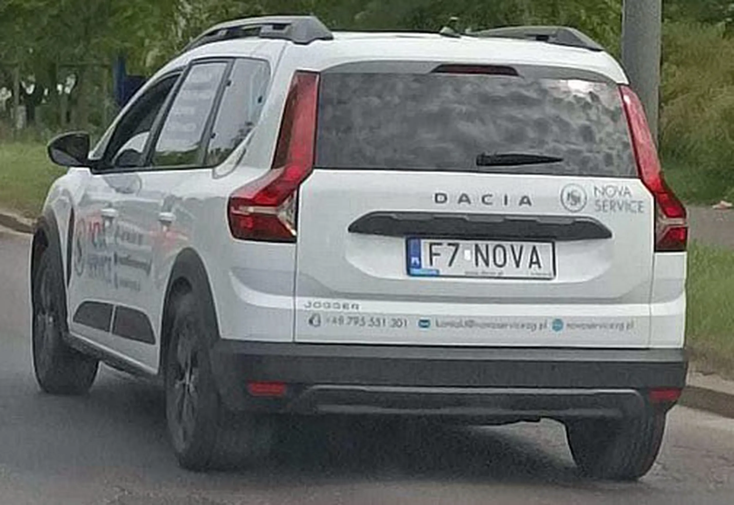 Fajny numer, blacha F7 NOVA
