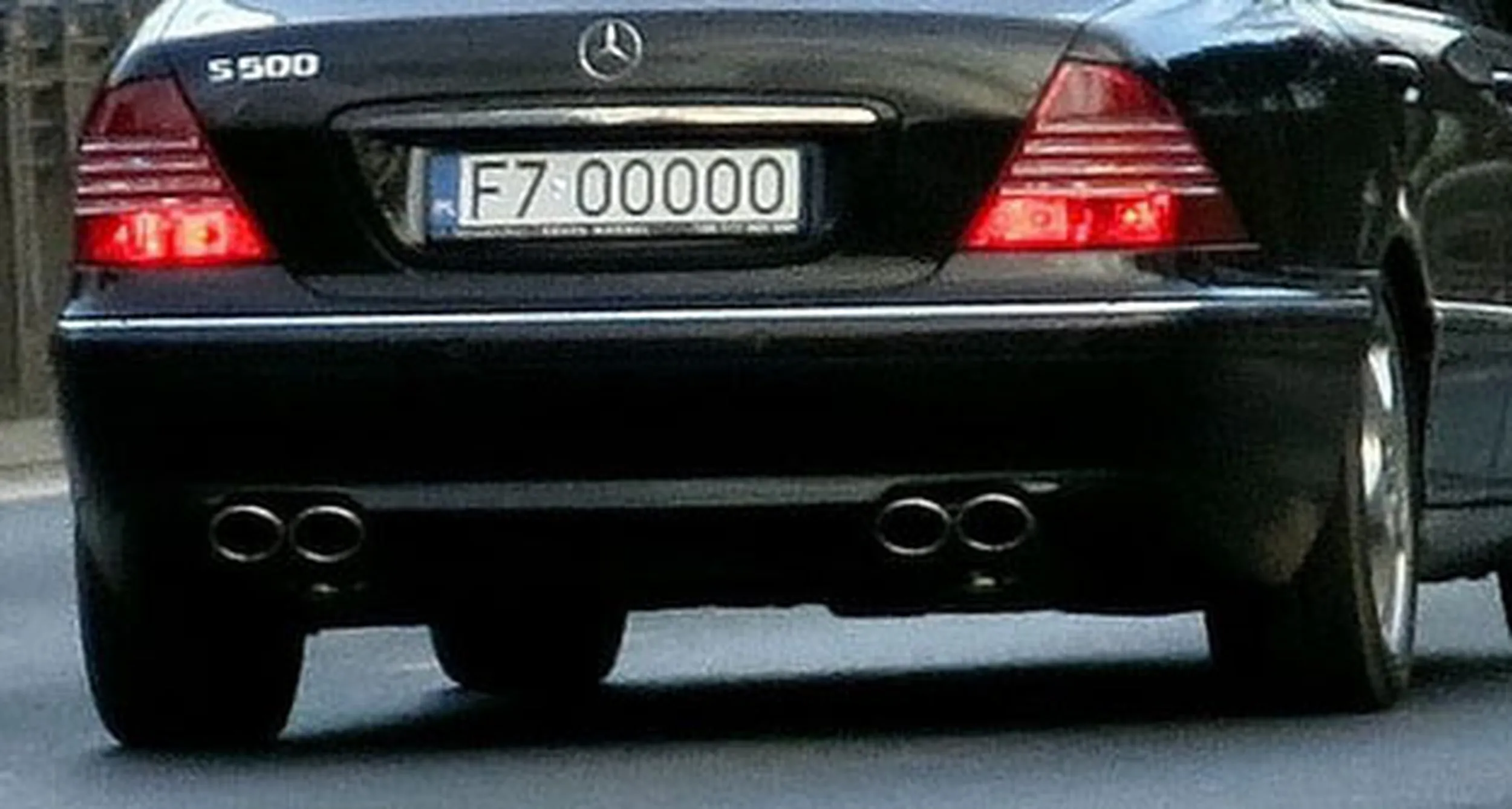 Fajny numer, blacha F7 OOOOO