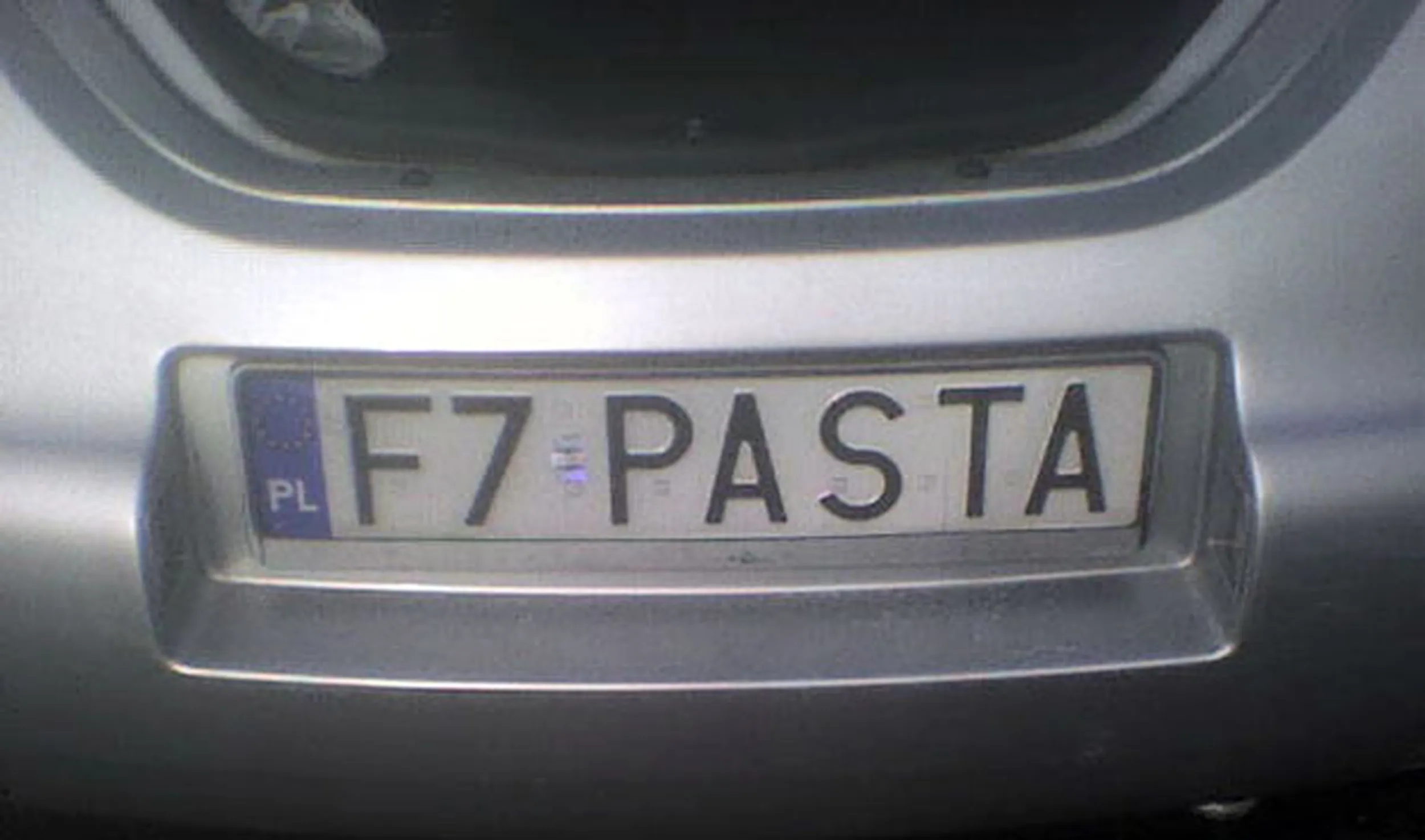 Fajny numer, blacha F7 PASTA