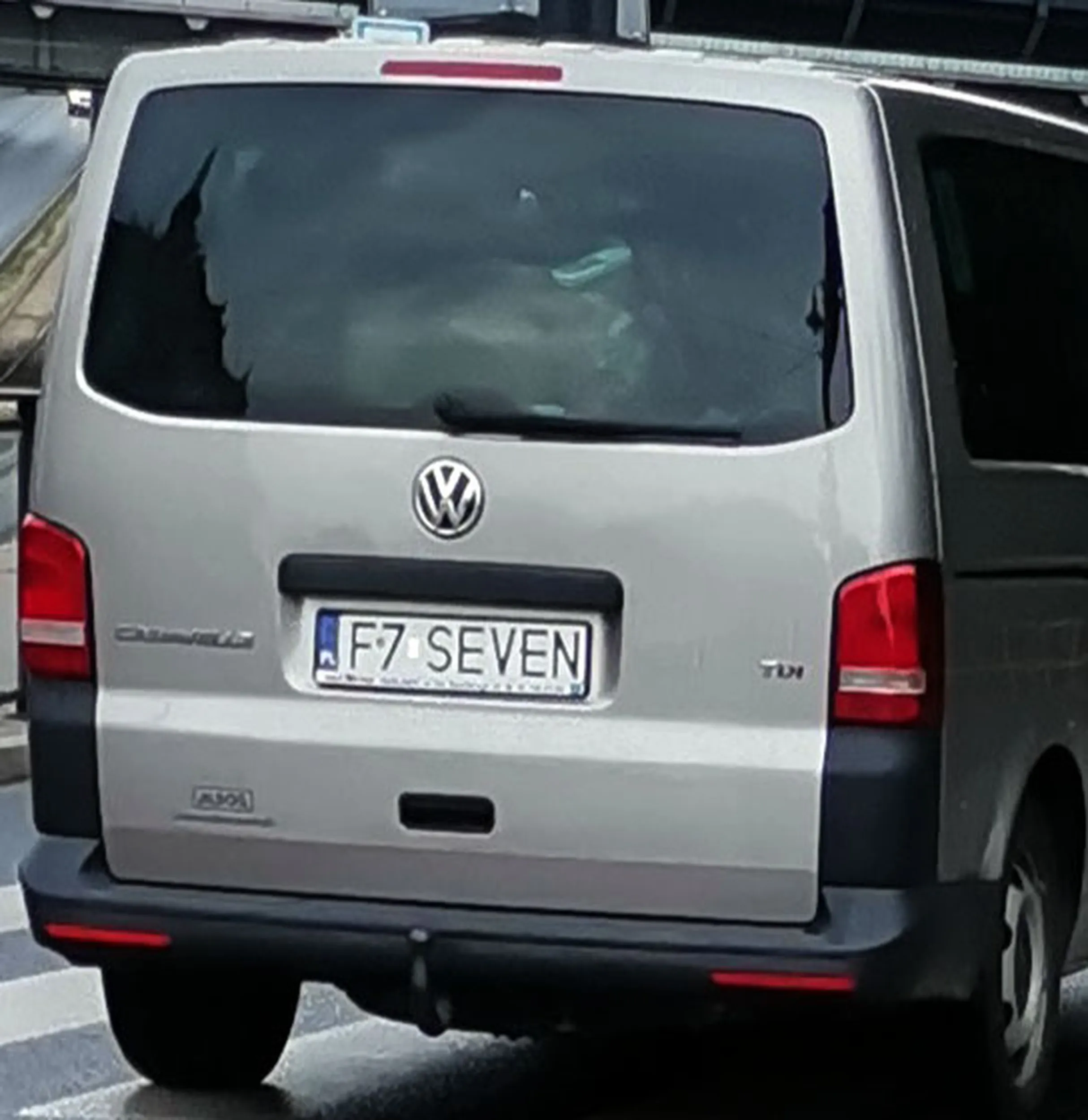 Fajny numer, blacha F7 SEVEN