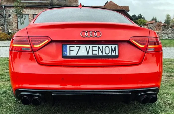 Fajny numer, blacha F7 VENOM