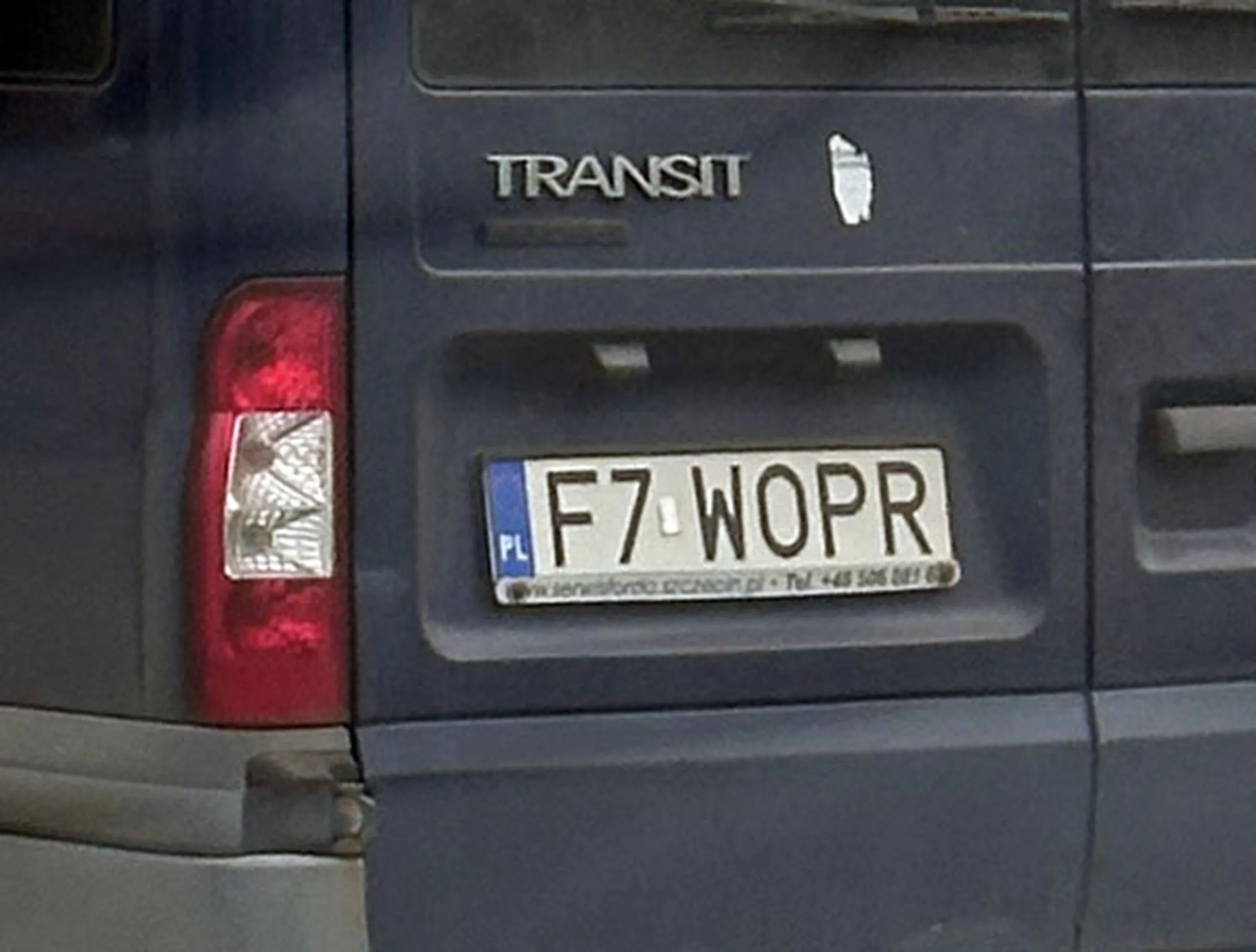 Fajny numer, blacha F7 WOPR