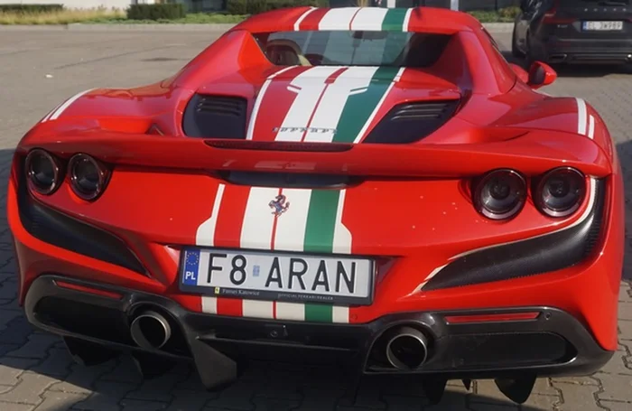 Fajny numer, blacha F8 ARAN