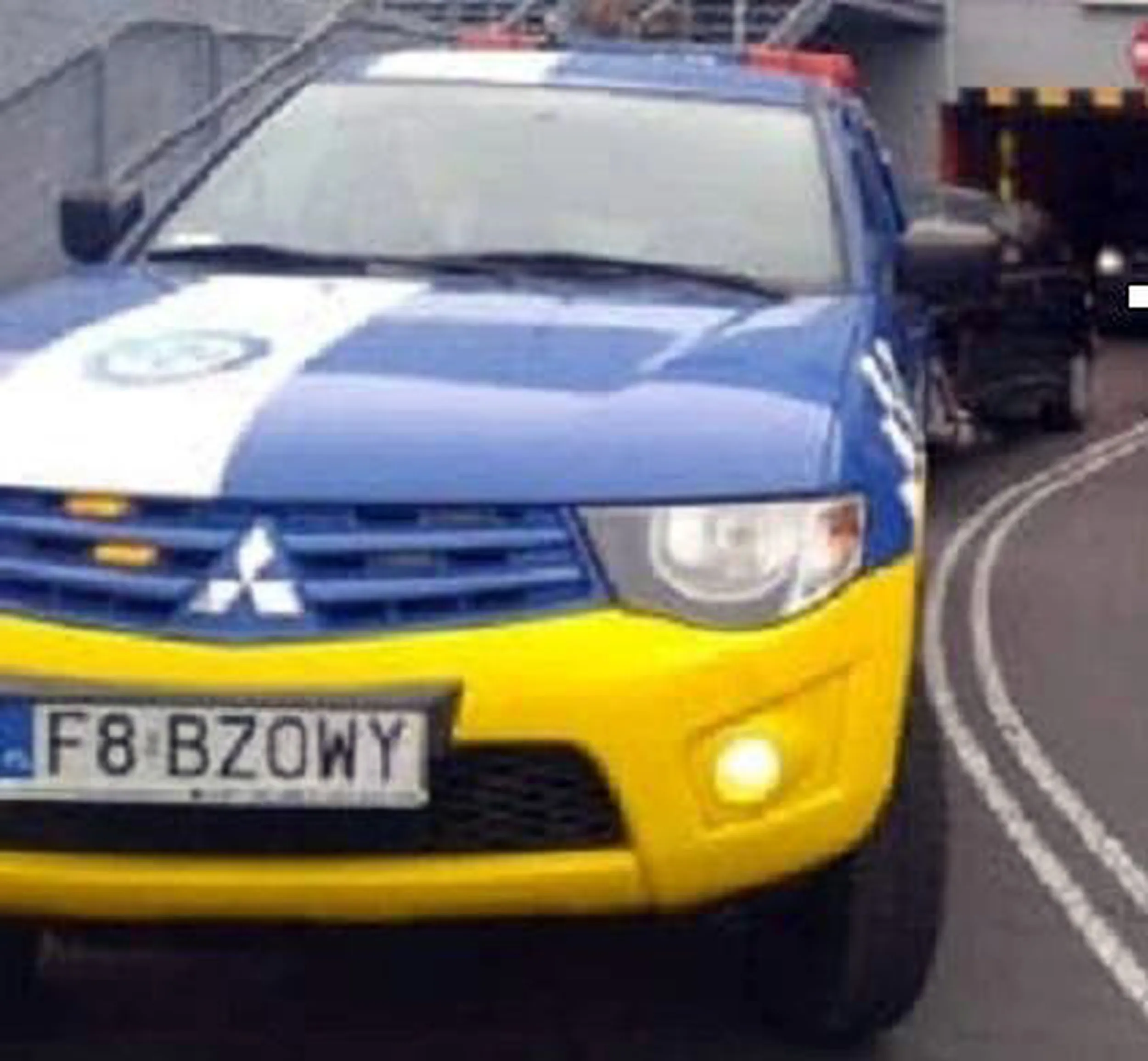 Fajny numer, blacha F8 BZOWY