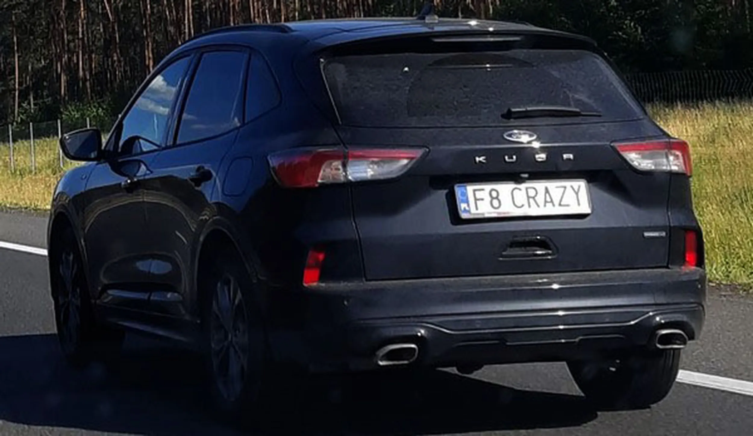 Fajny numer, blacha F8 CRAZY