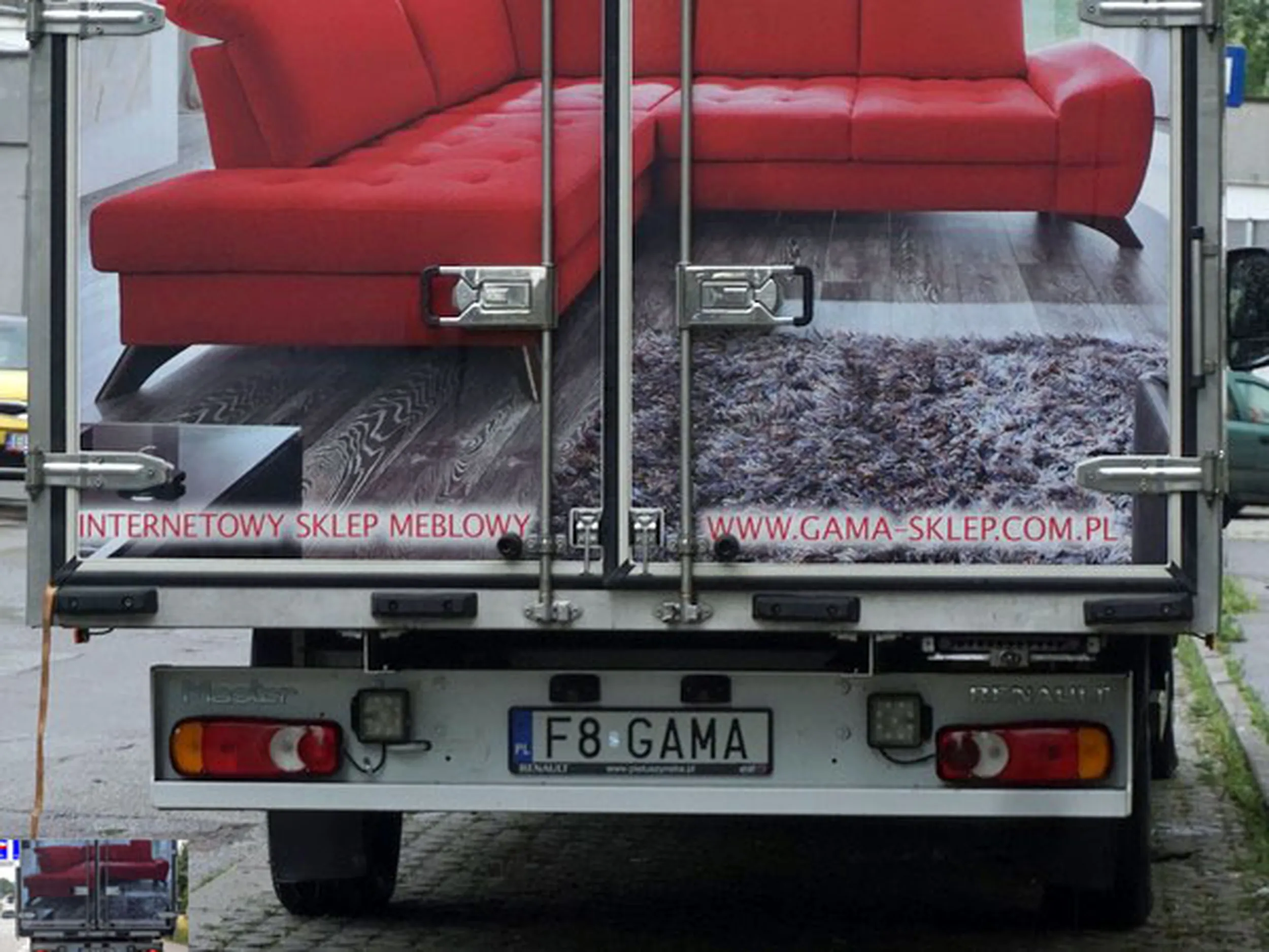 Fajny numer, blacha F8 GAMA