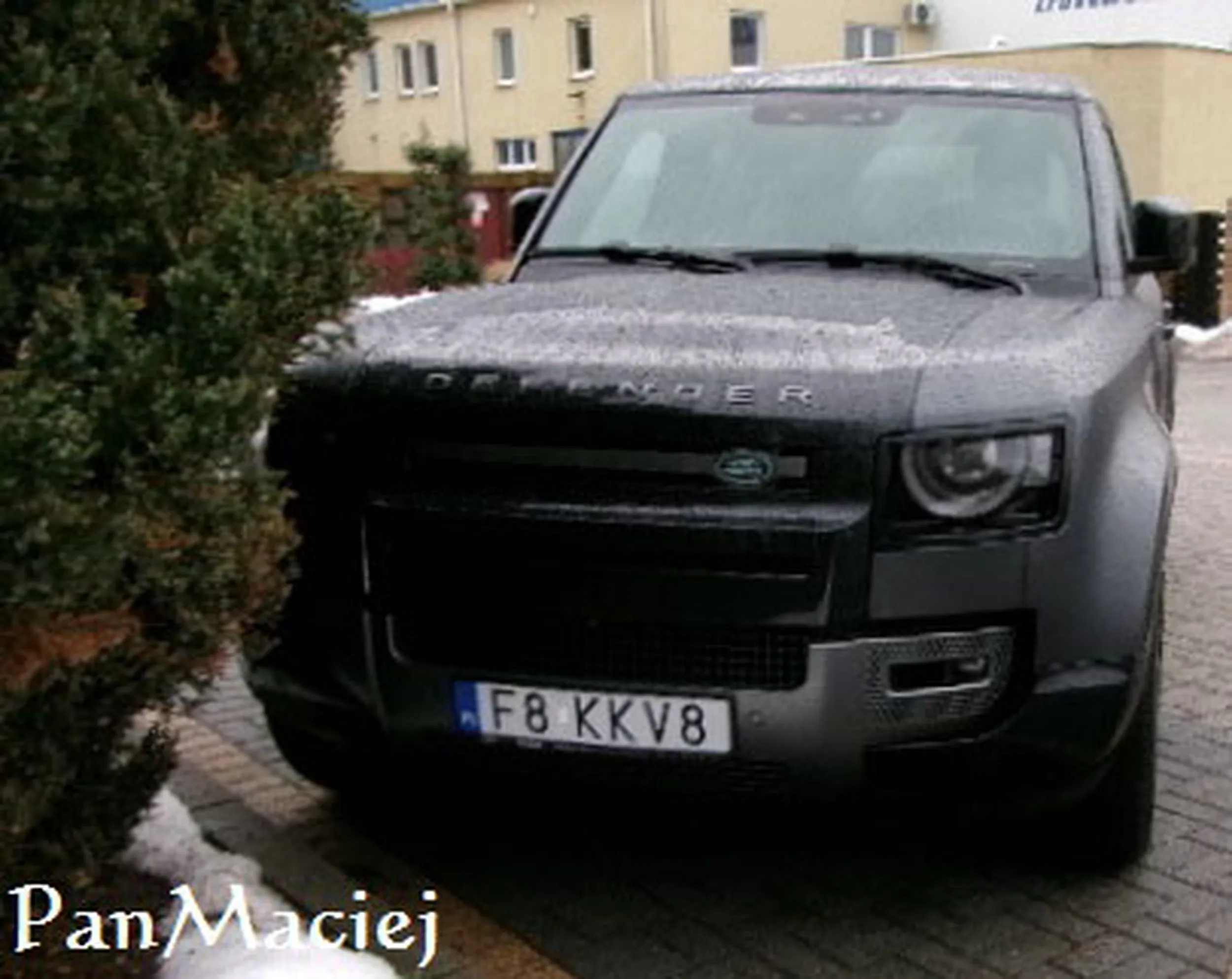 Fajny numer, blacha F8 KKV8