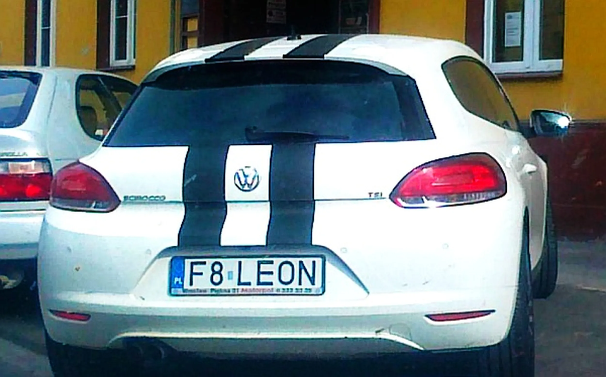 Fajny numer, blacha F8 LEON