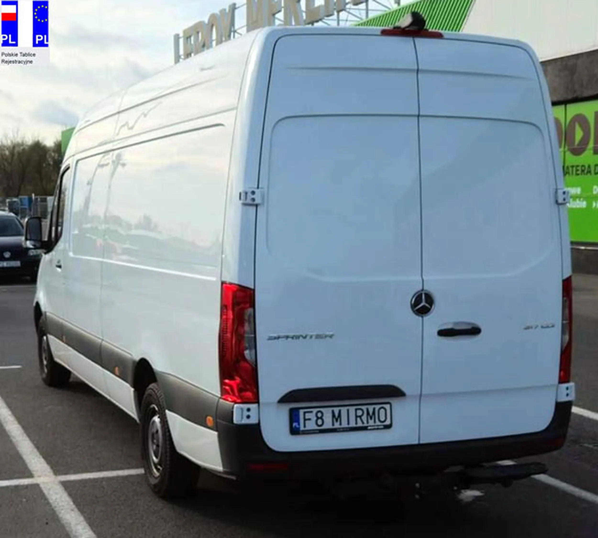 Fajny numer, blacha F8 MIRMO