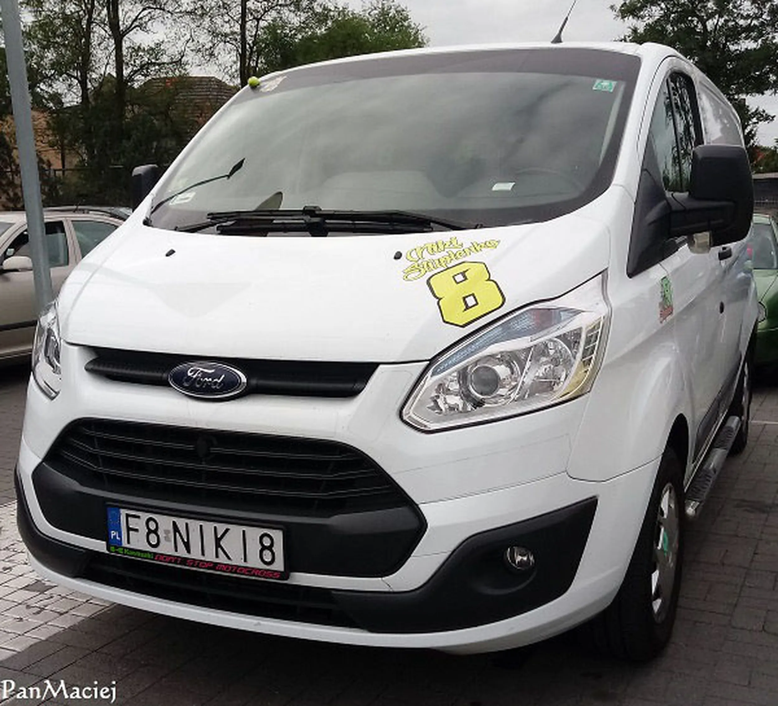 Fajny numer, blacha F8 NIKI8