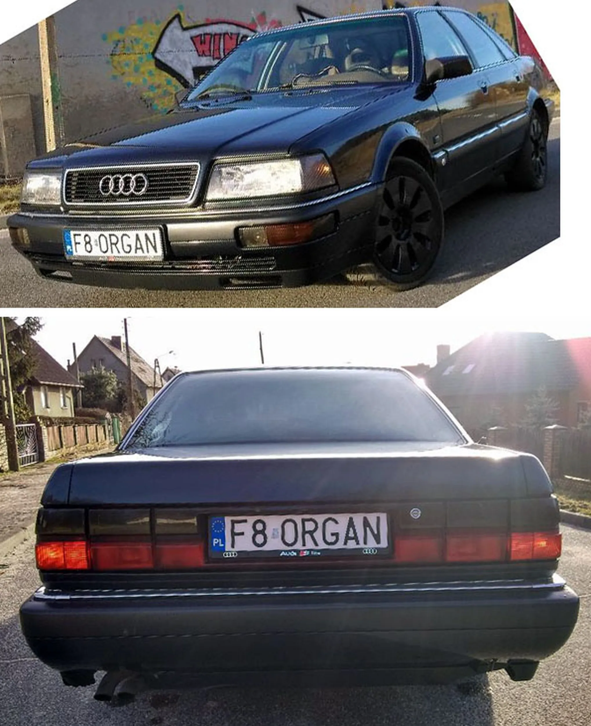 Fajny numer, blacha F8 ORGAN