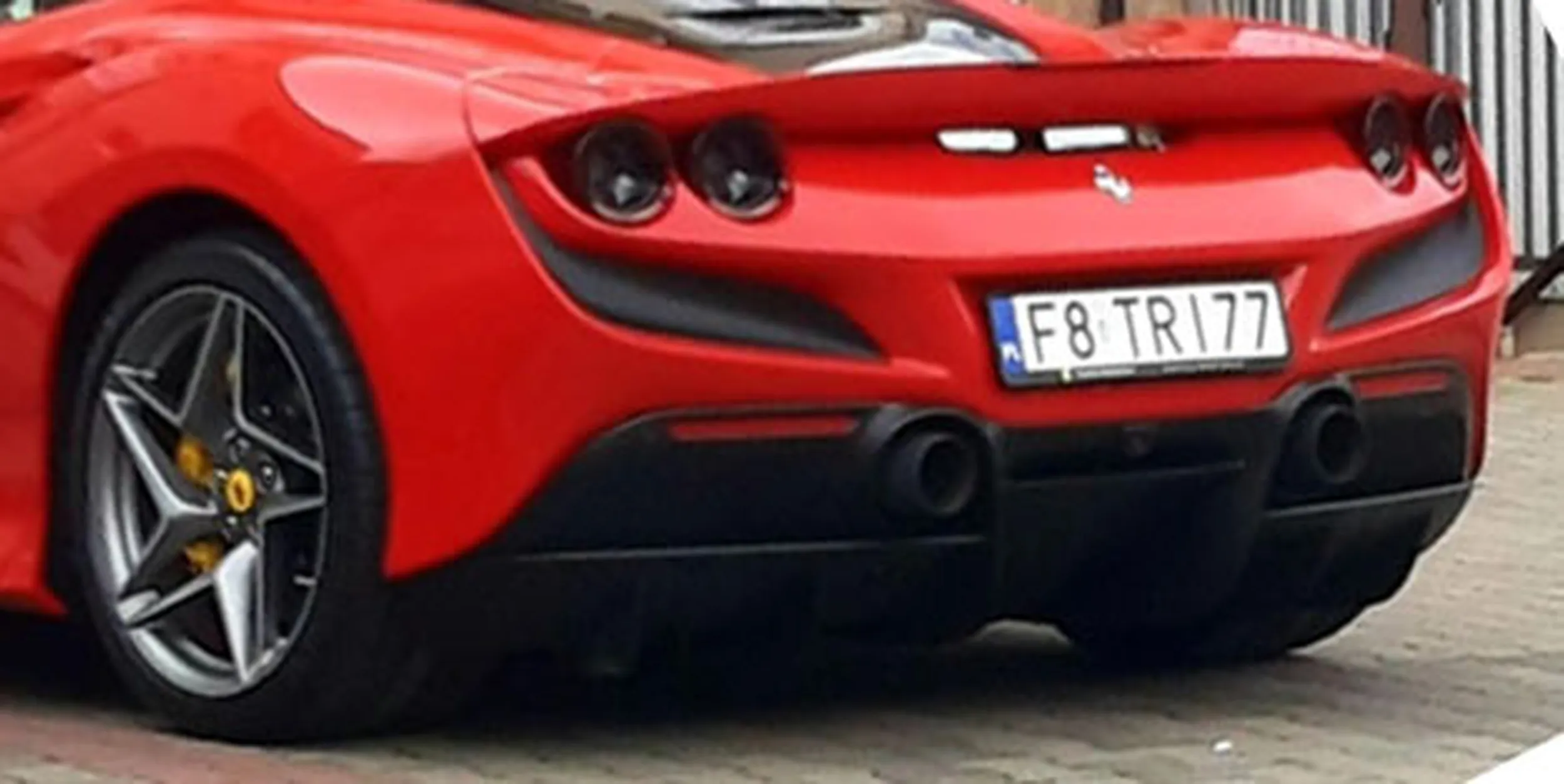 Fajny numer, blacha F8 TRI77