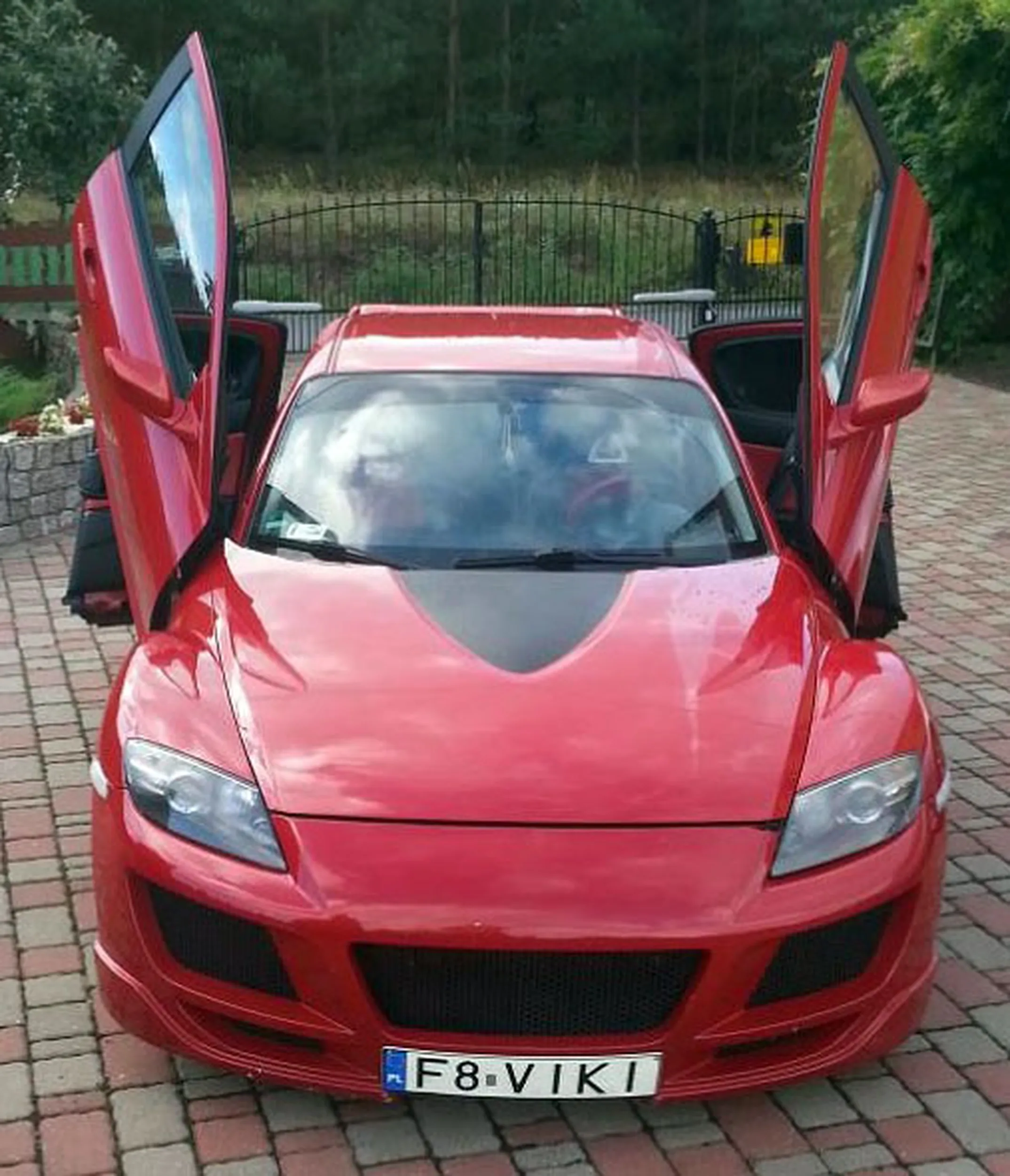 Fajny numer, blacha F8 VIKI