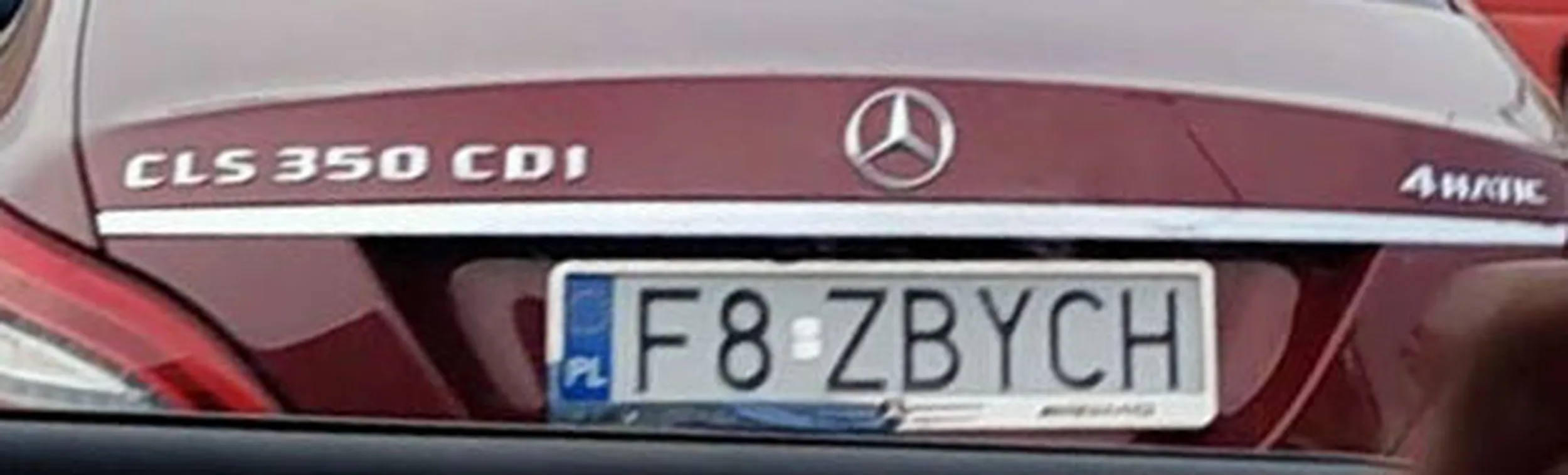 Fajny numer, blacha F8 ZBYCH