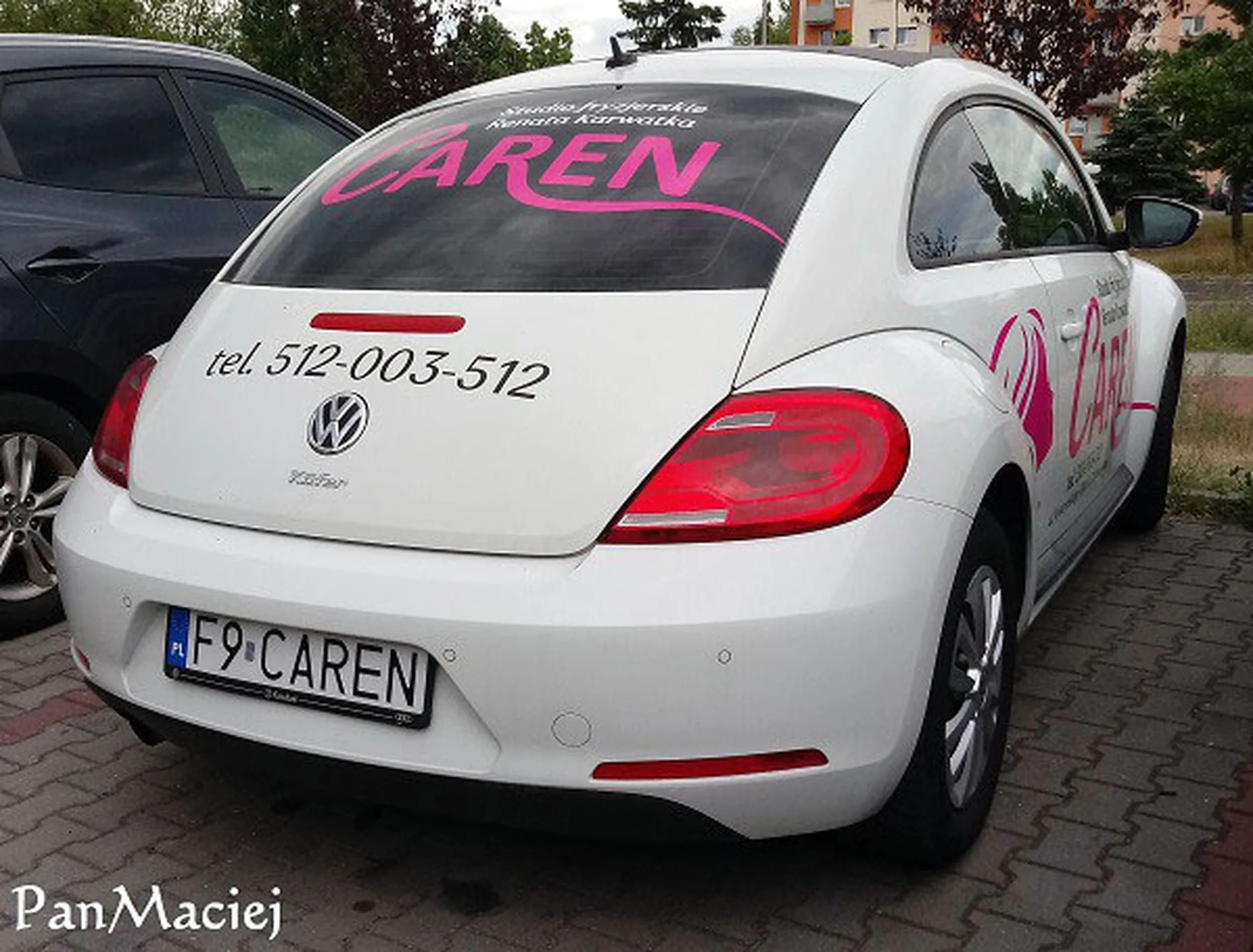 Fajny numer, blacha F9 CAREN