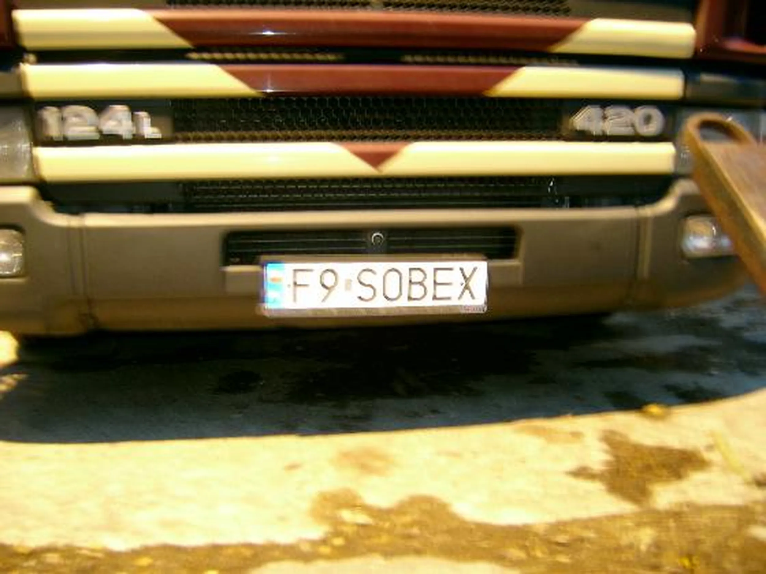 Fajny numer, blacha F9 SOBEX