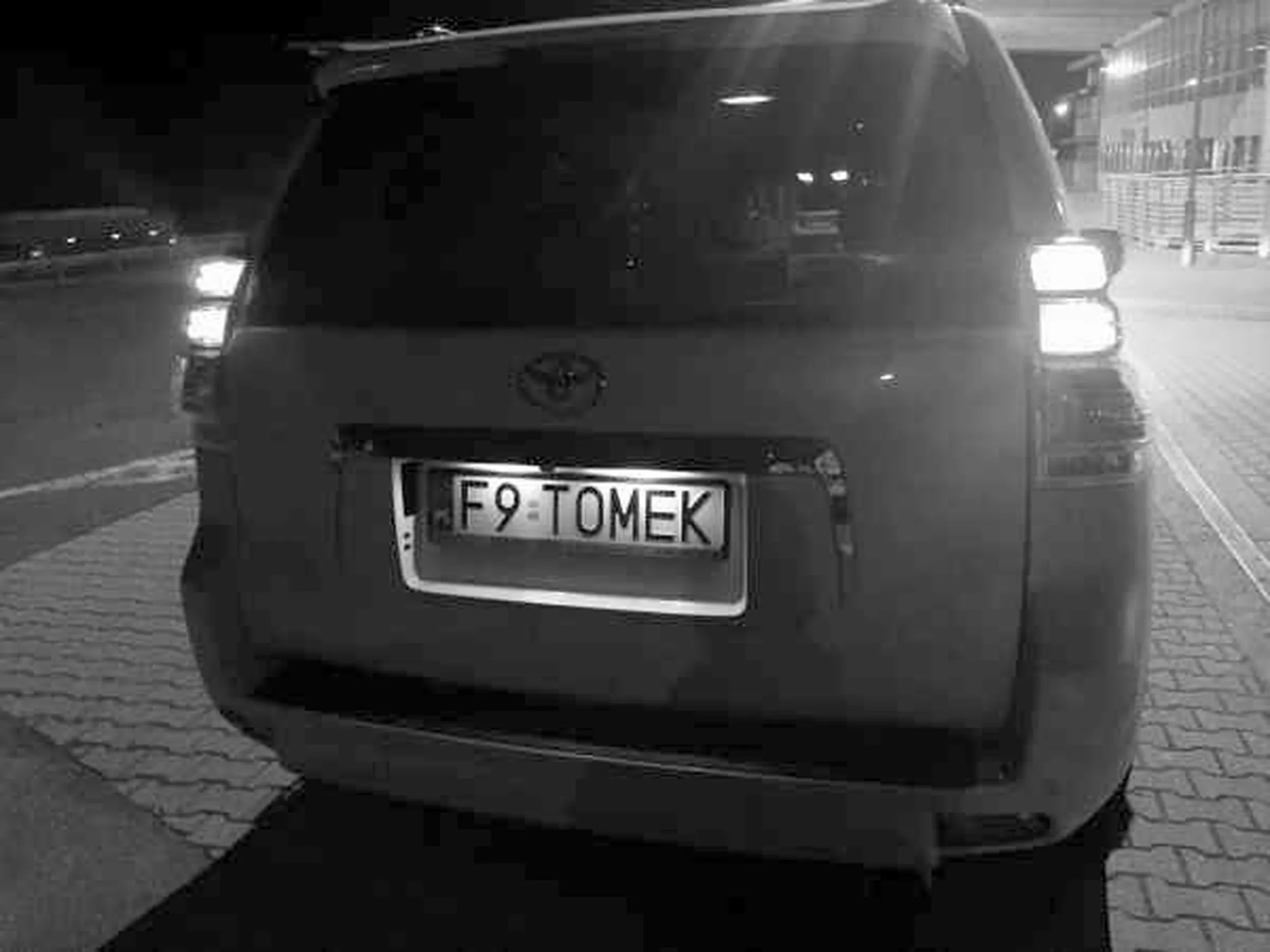 Fajny numer, blacha F9 TOMEK