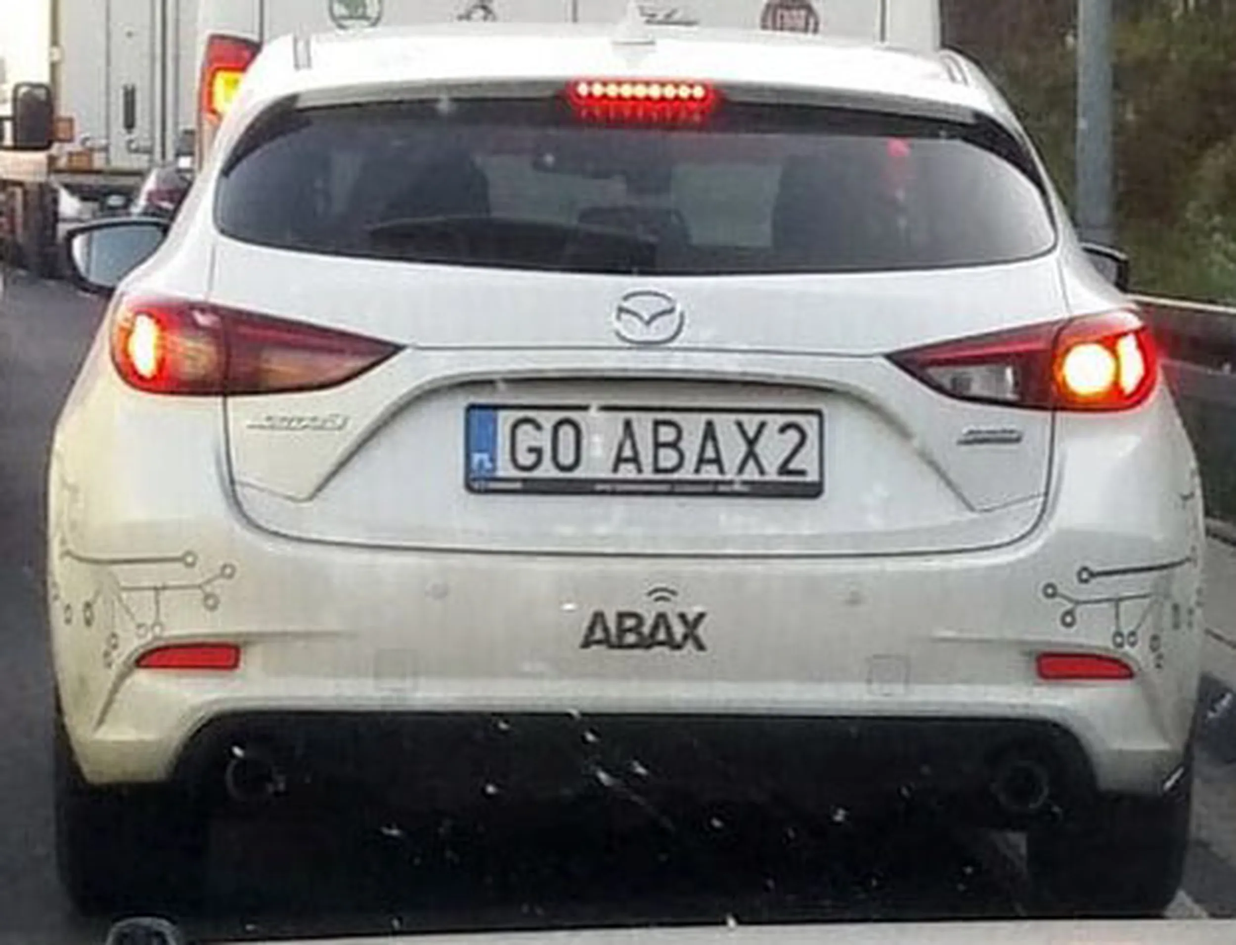 Fajny numer, blacha G0 ABAX2