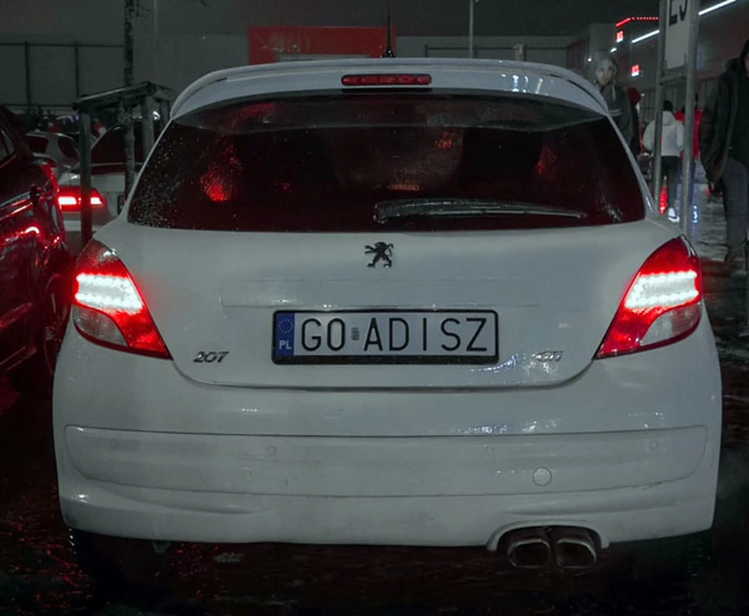 Fajny numer, blacha G0 ADISZ