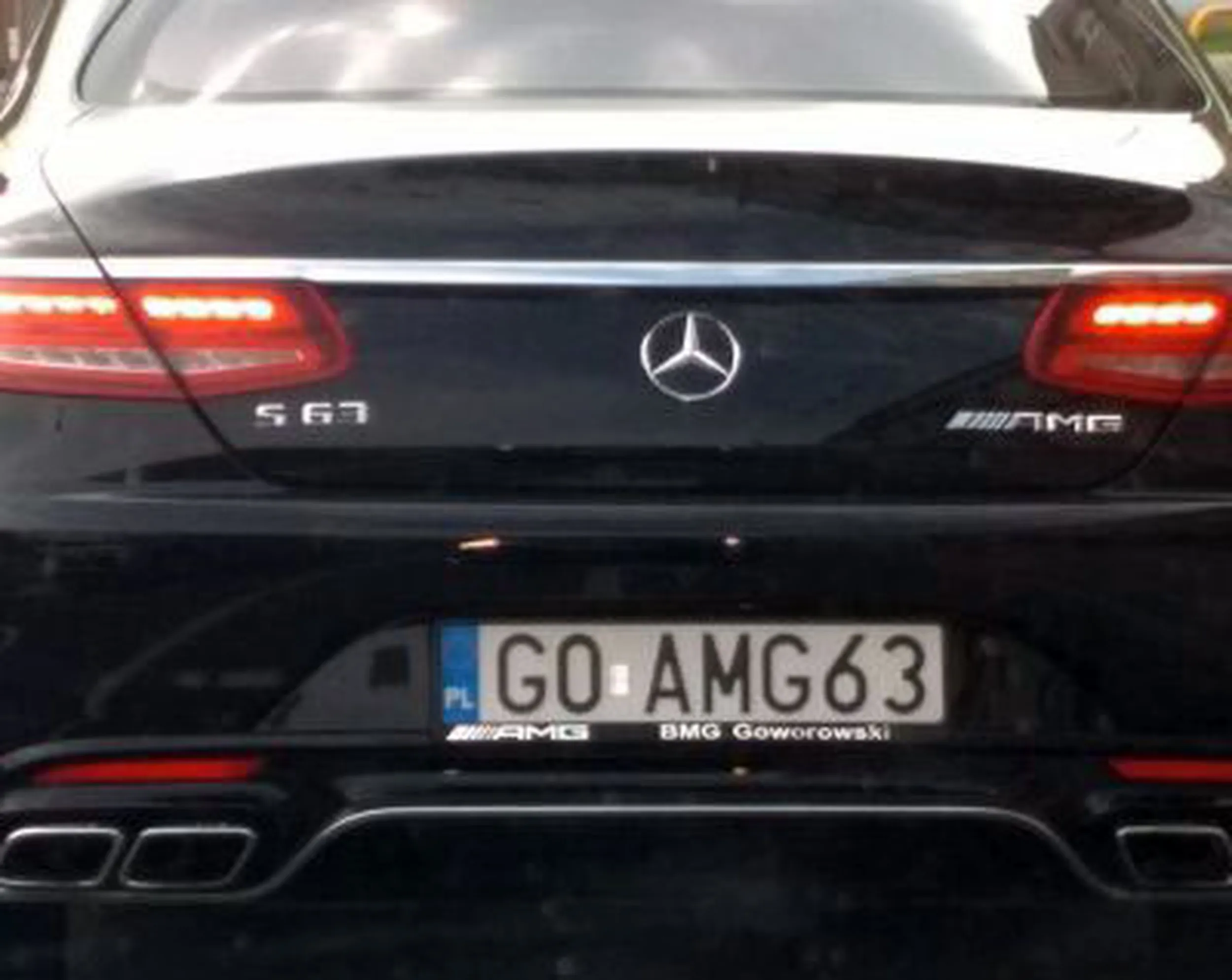 Fajny numer, blacha G0 AMG63