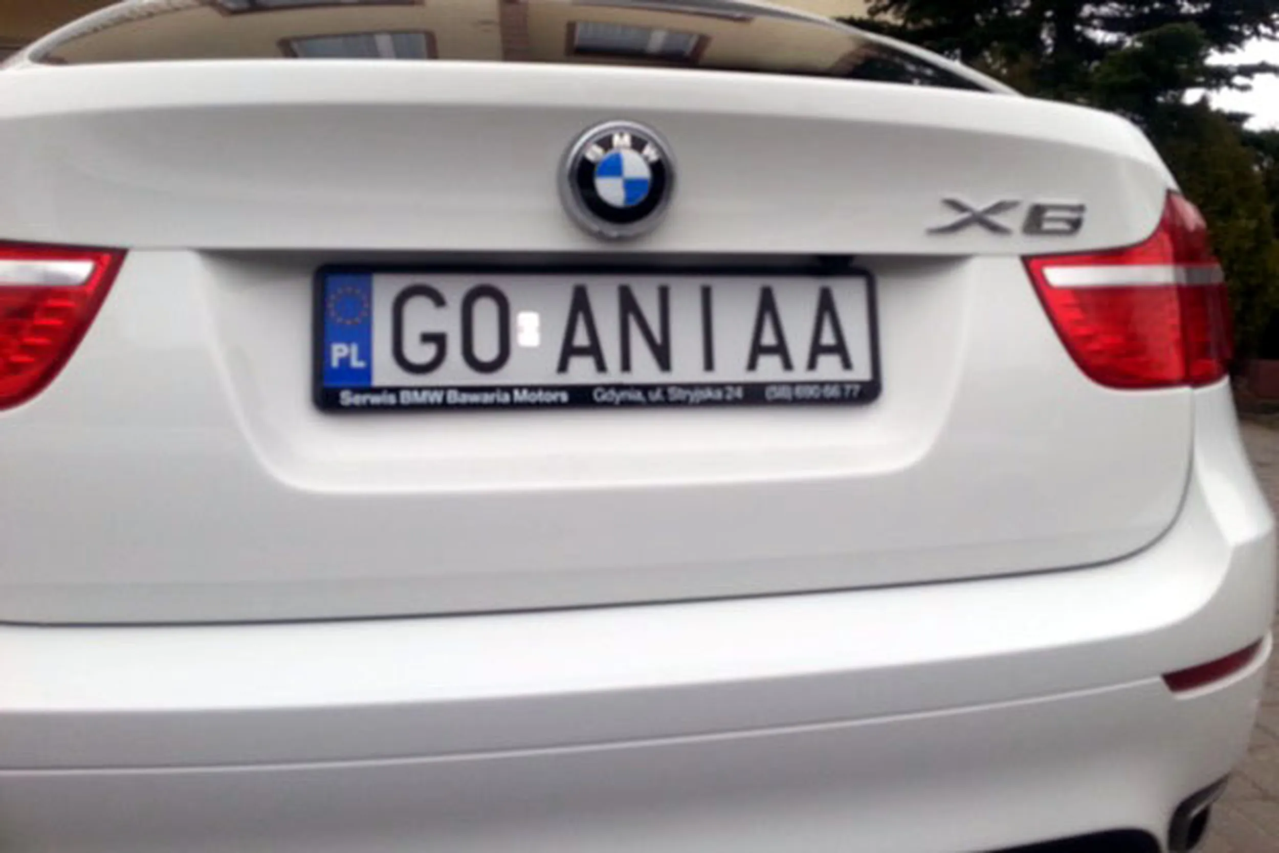 Fajny numer, blacha G0 ANIAA