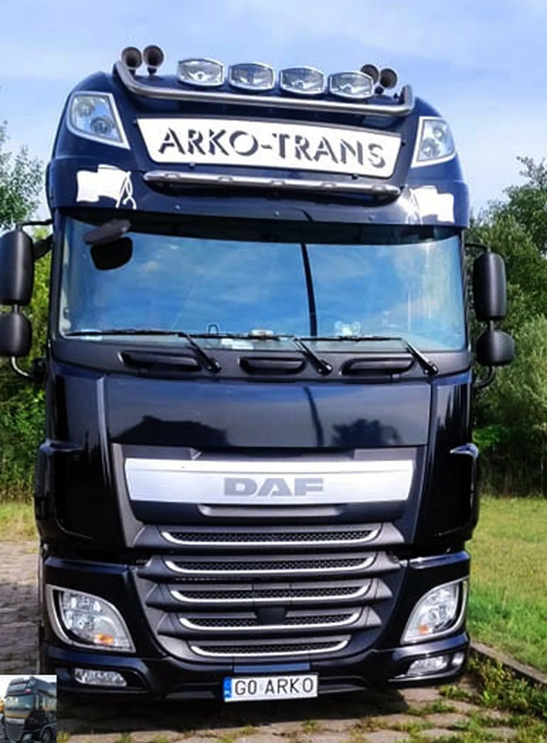 Fajny numer, blacha G0 ARKO