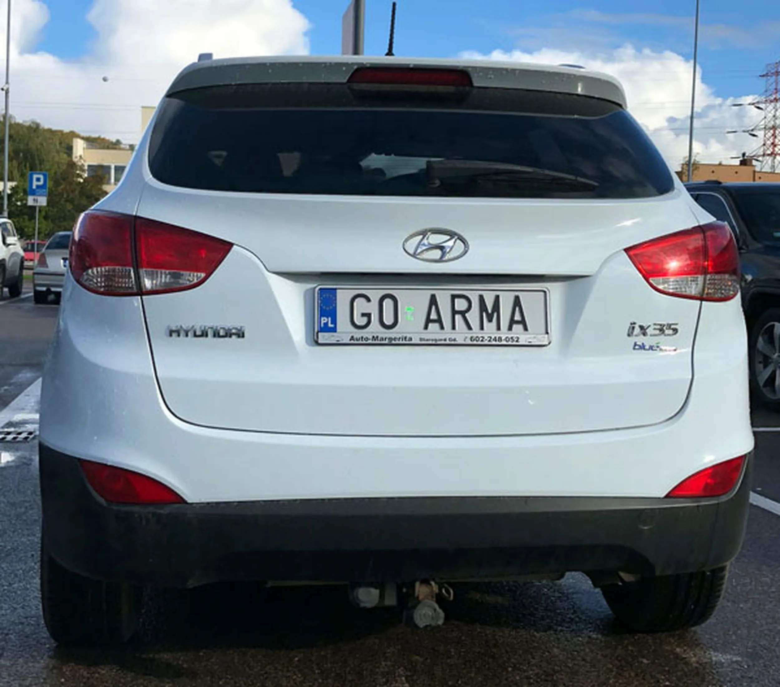 Fajny numer, blacha G0 ARMA