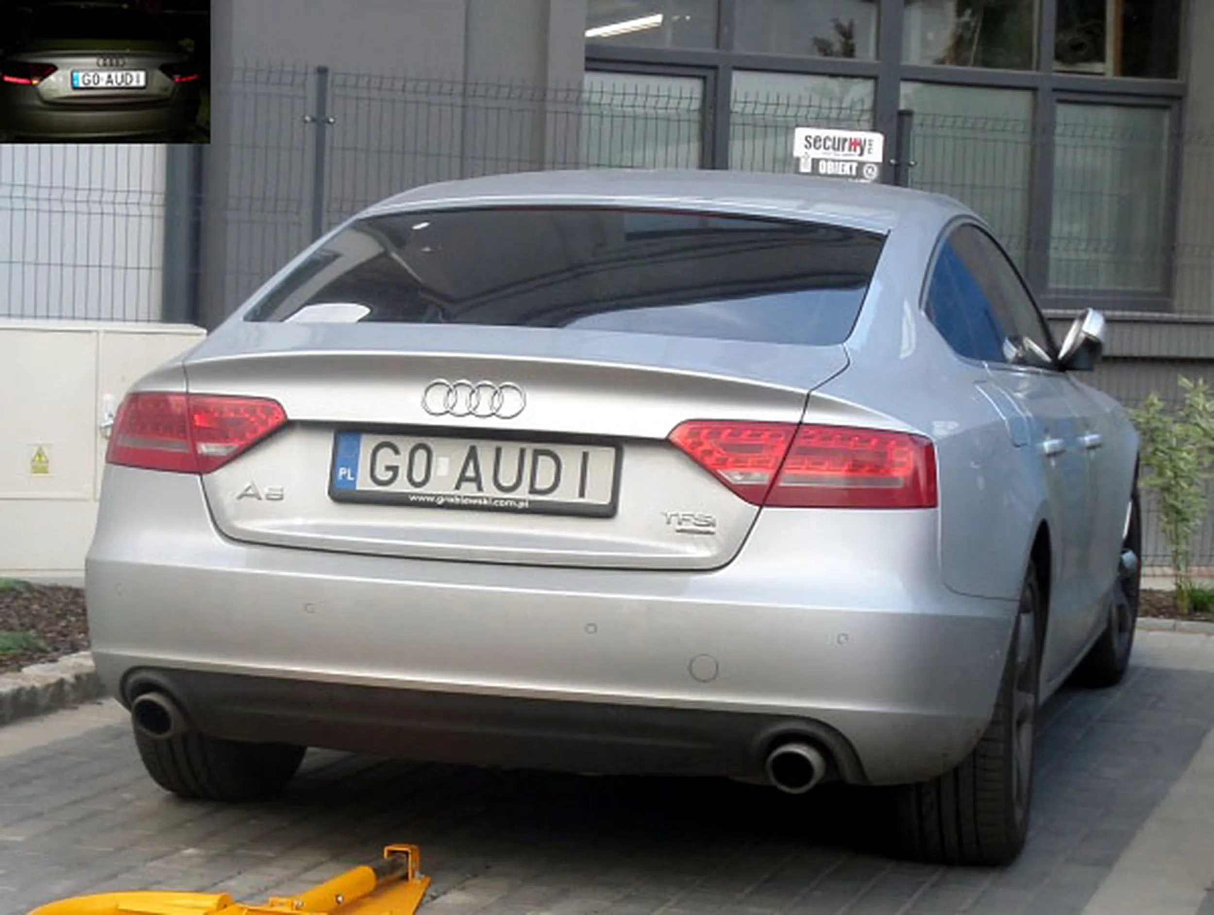 Fajny numer, blacha G0 AUDI