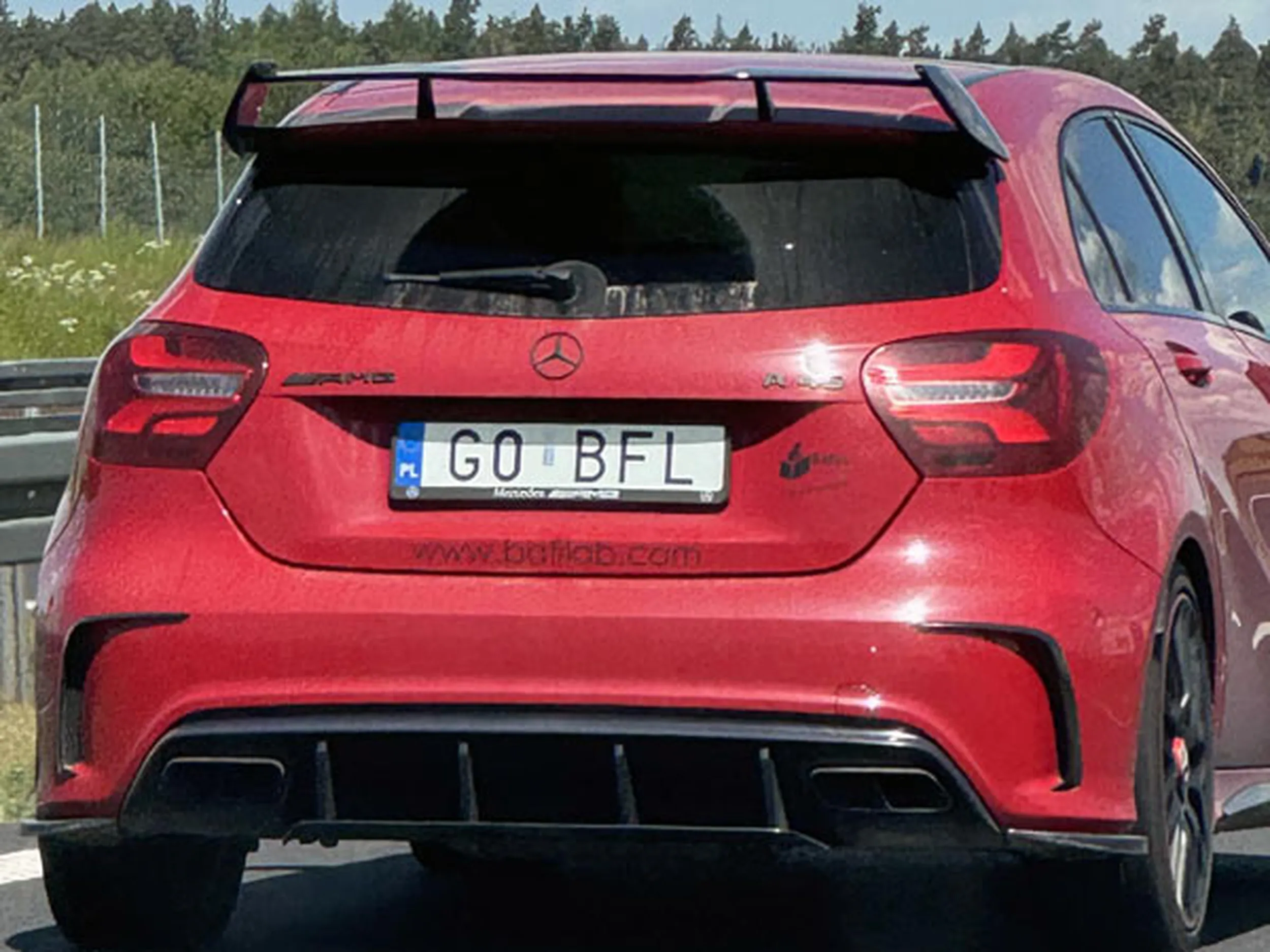 Fajny numer, blacha G0 BFL