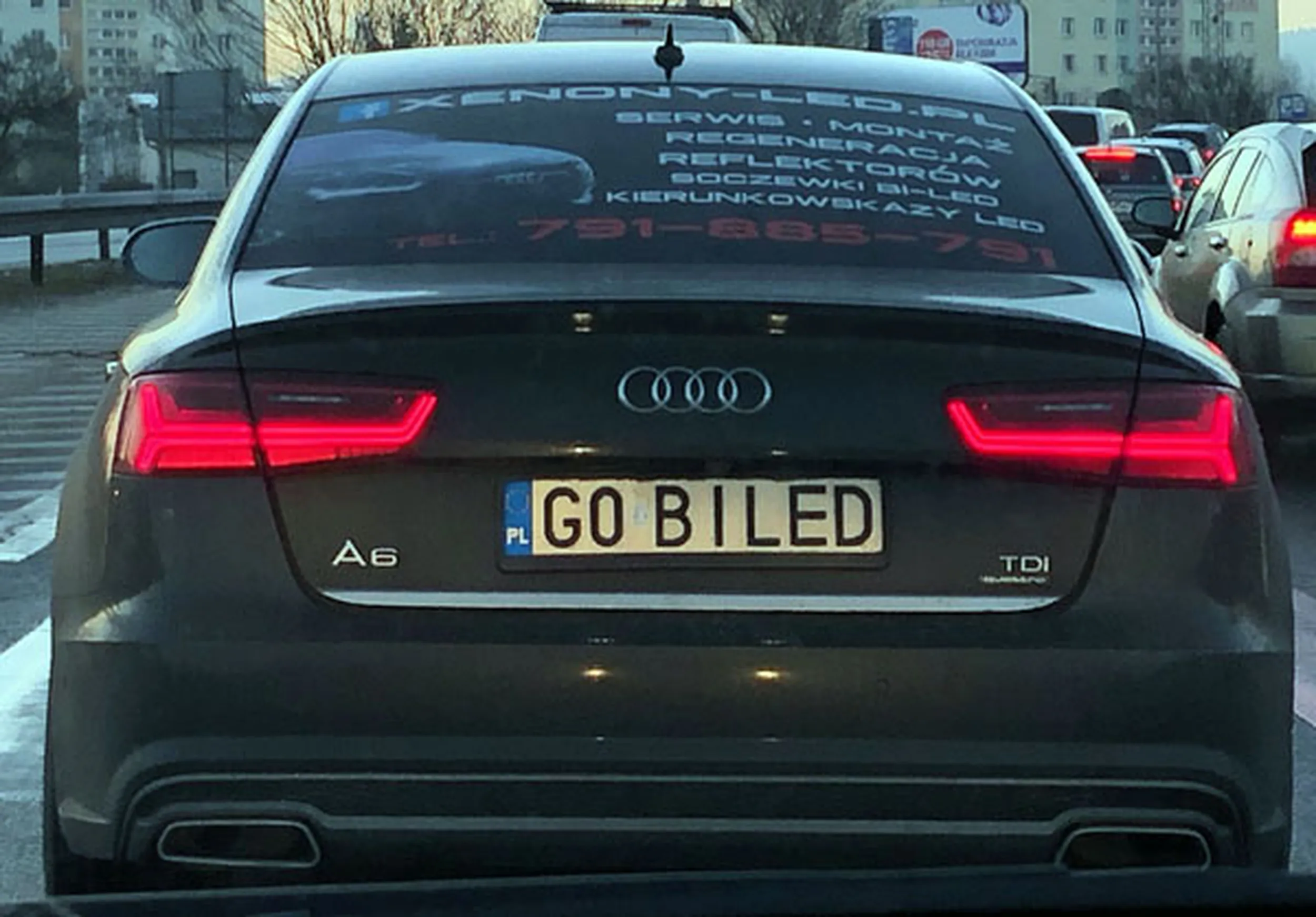 Fajny numer, blacha G0 BILED