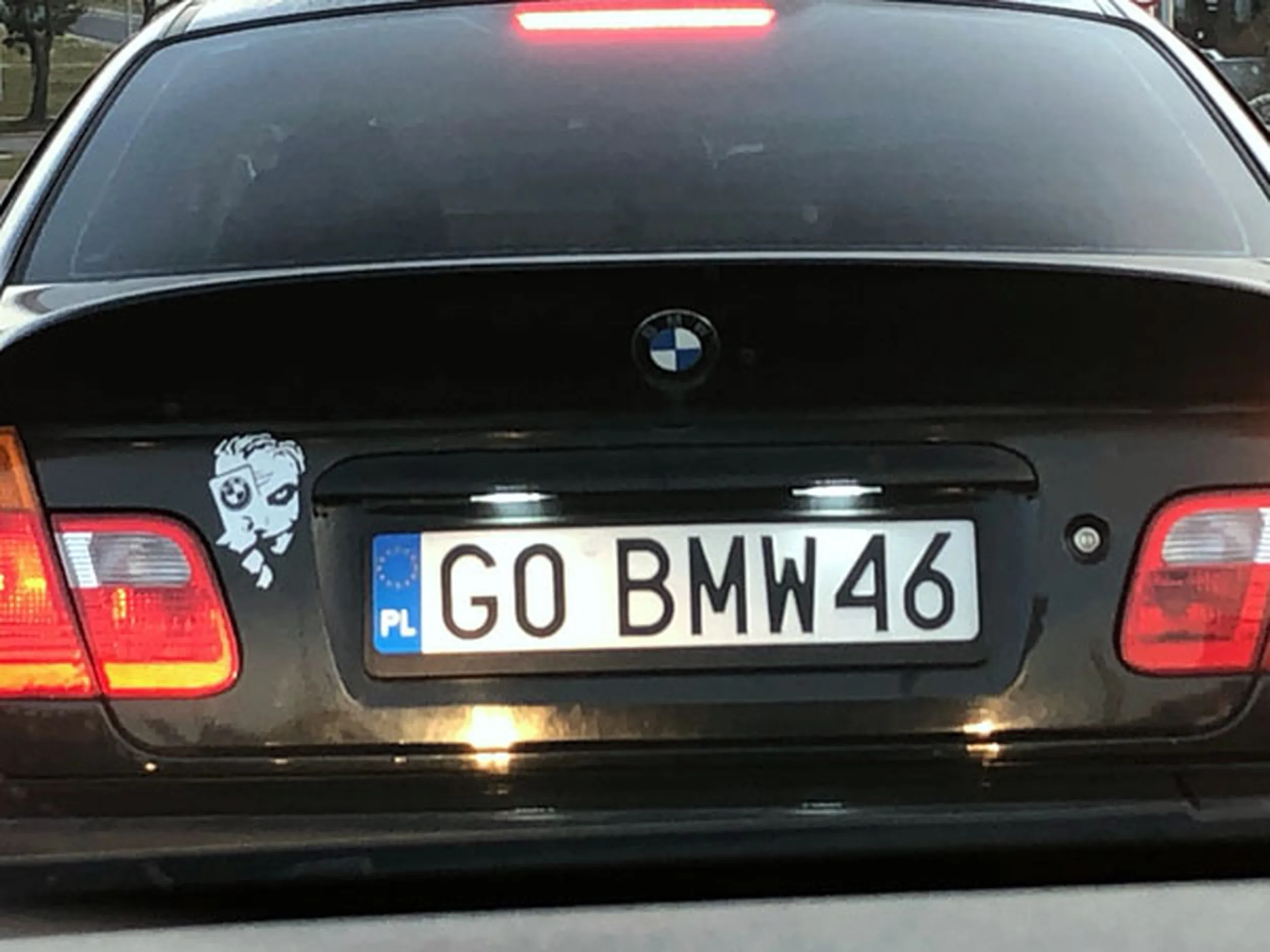 Fajny numer, blacha G0 BMW46