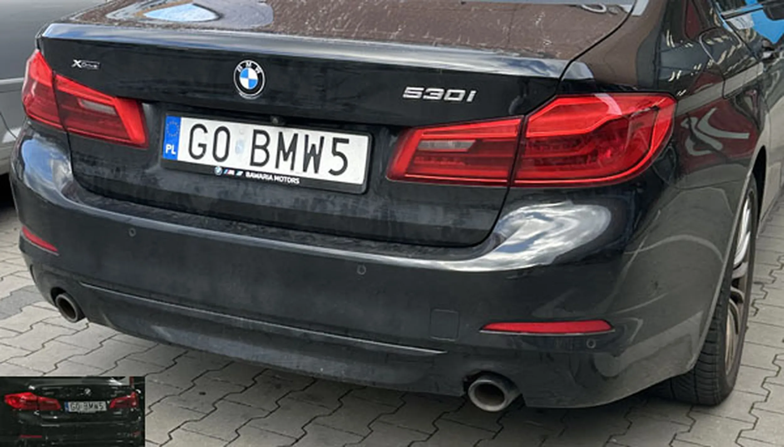 Fajny numer, blacha G0 BMW5