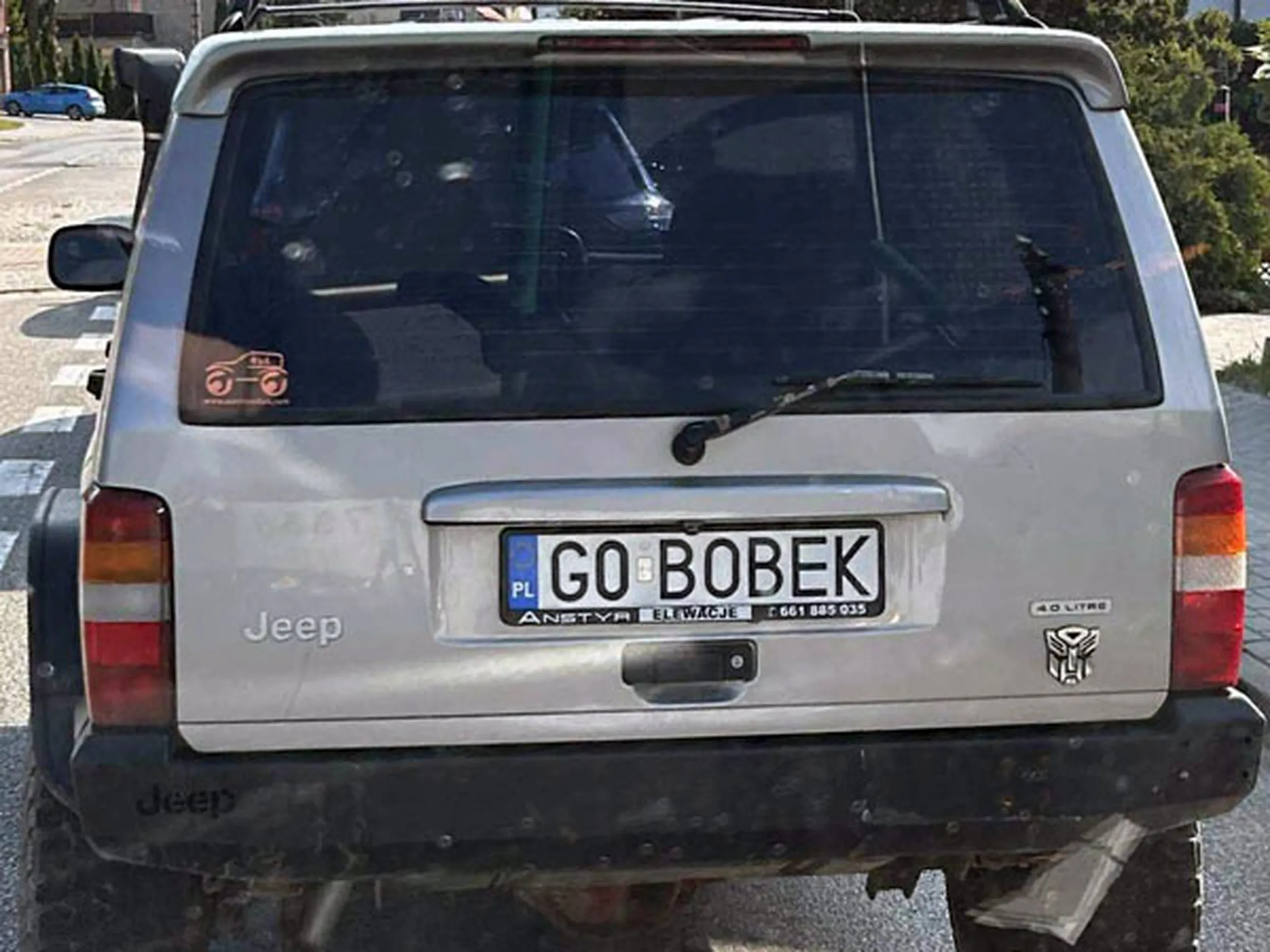 Fajny numer, blacha G0 BOBEK