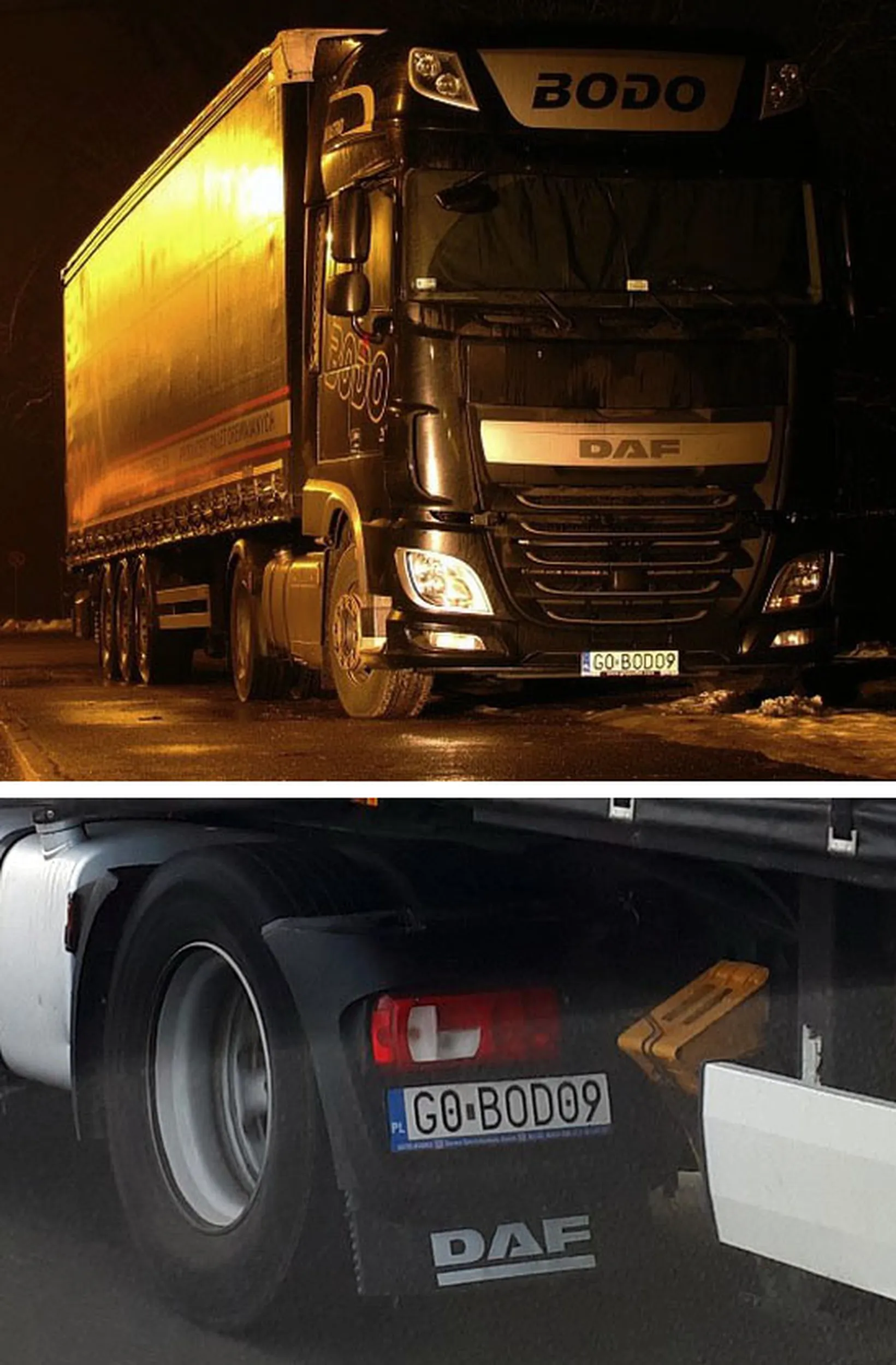 Fajny numer, blacha G0 BODO9