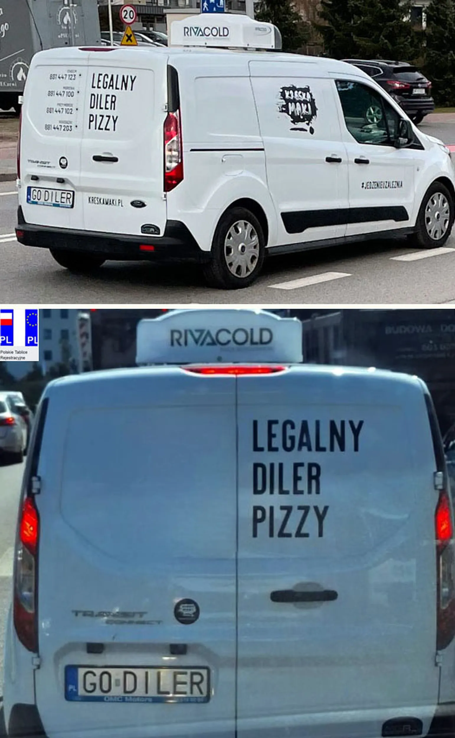 Fajny numer, blacha G0 DILER