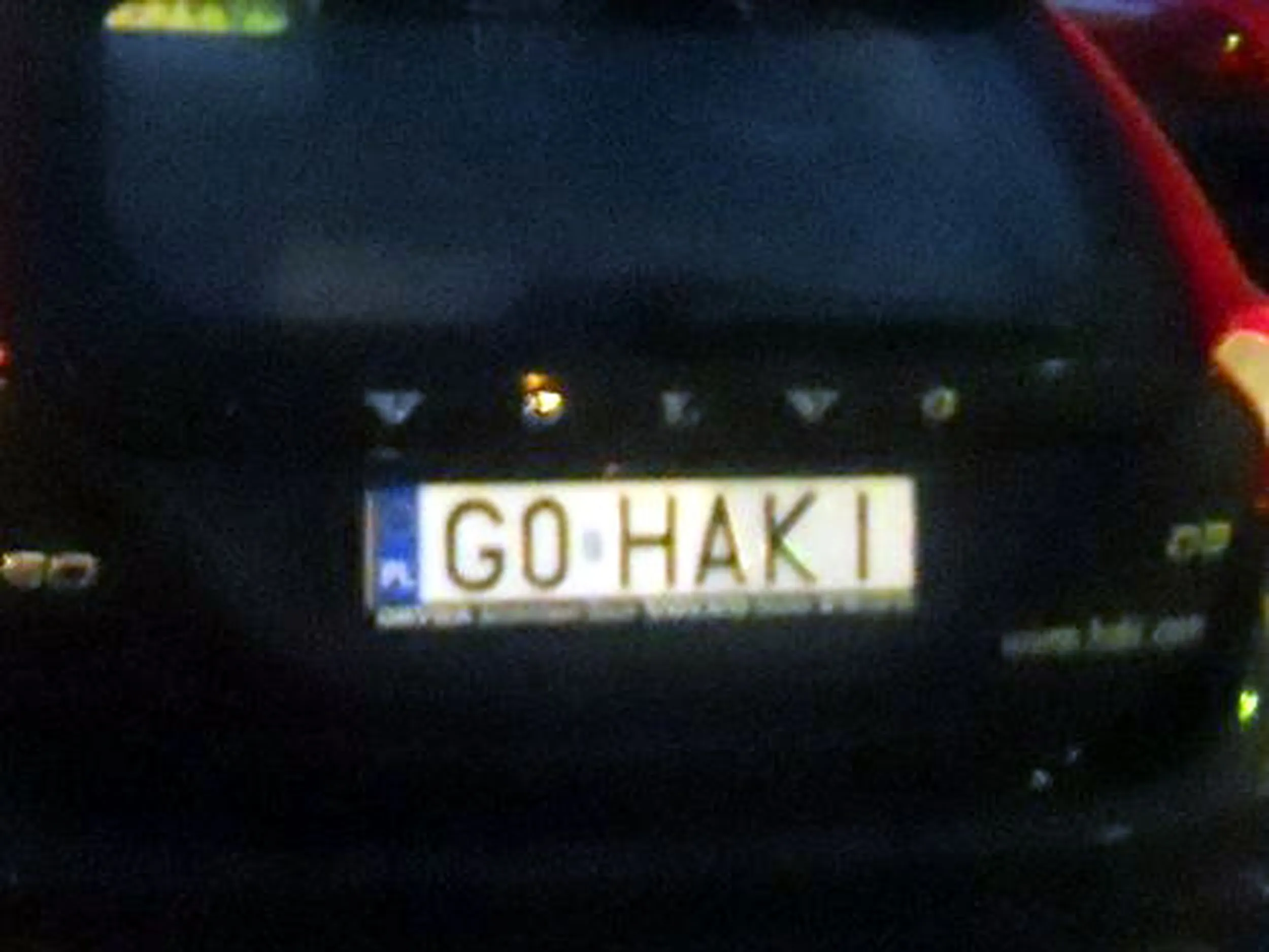 Fajny numer, blacha G0 HAKI