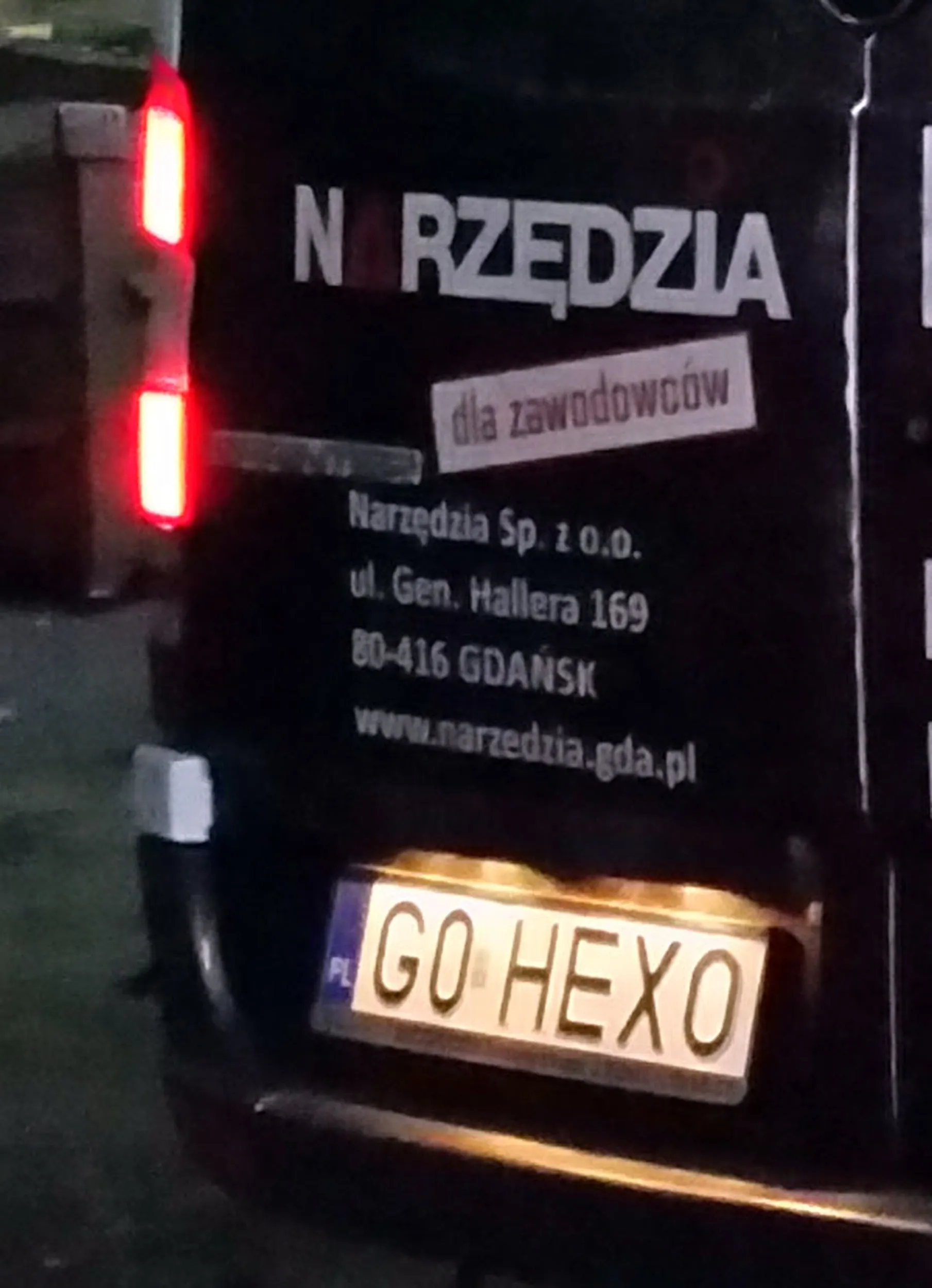 Fajny numer, blacha G0 HEXO