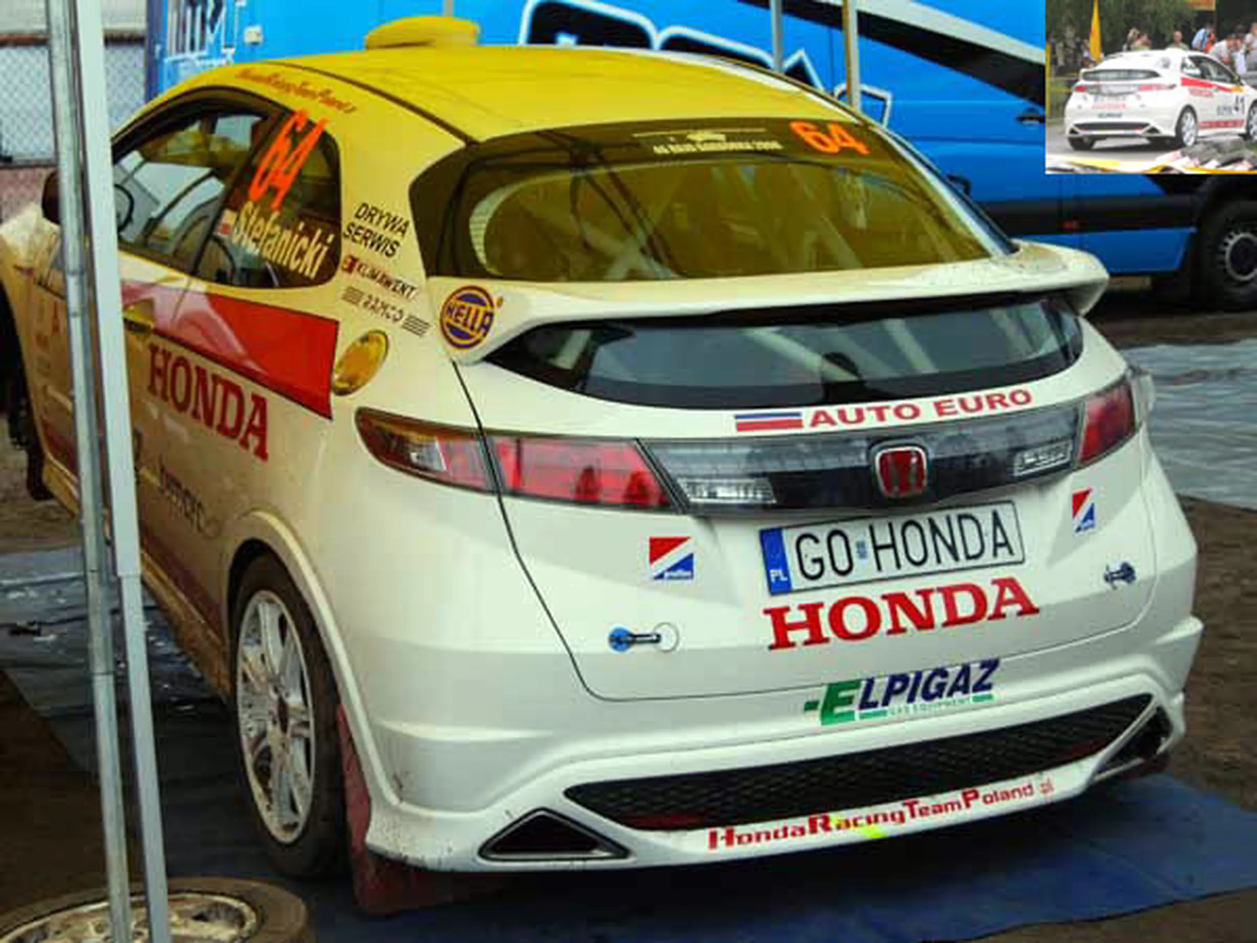 Fajny numer, blacha G0 HONDA