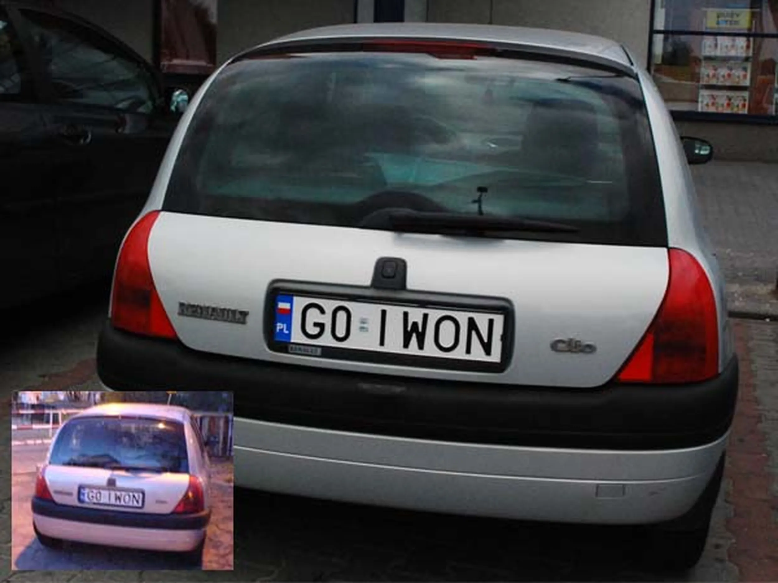 Fajny numer, blacha G0 IWON