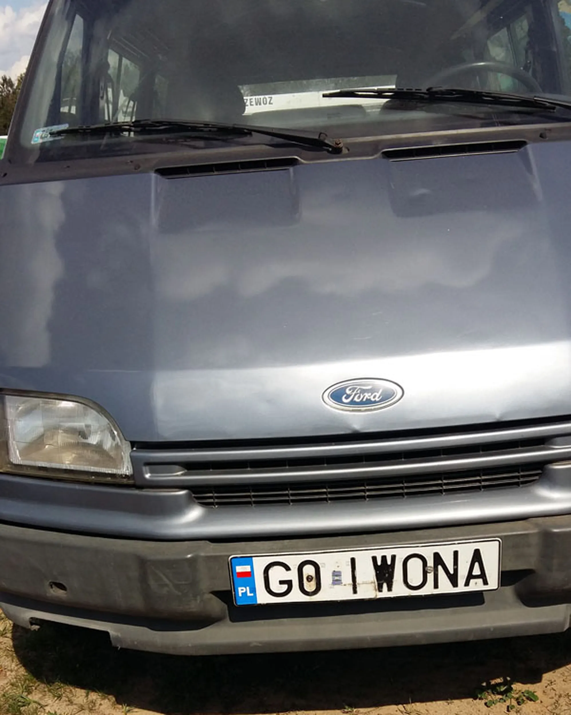 Fajny numer, blacha G0 IWONA