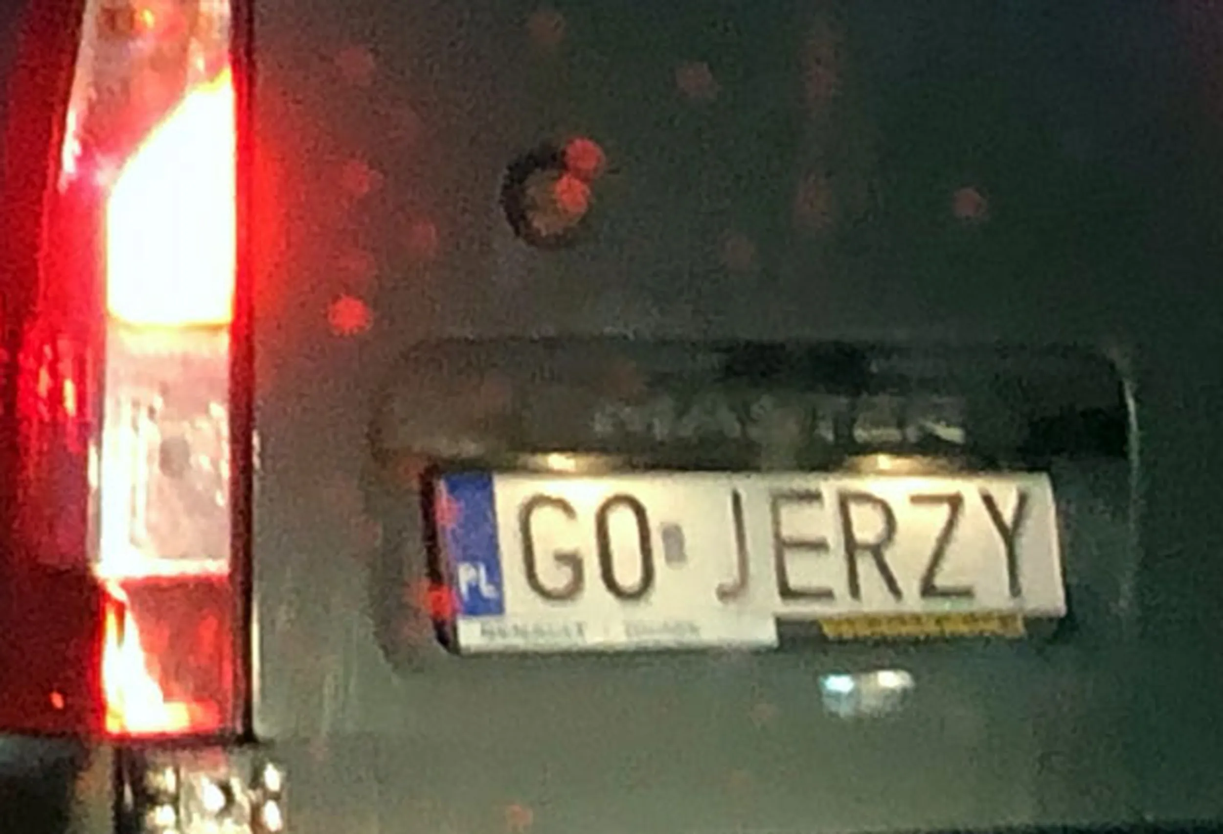 Fajny numer, blacha G0 JERZY